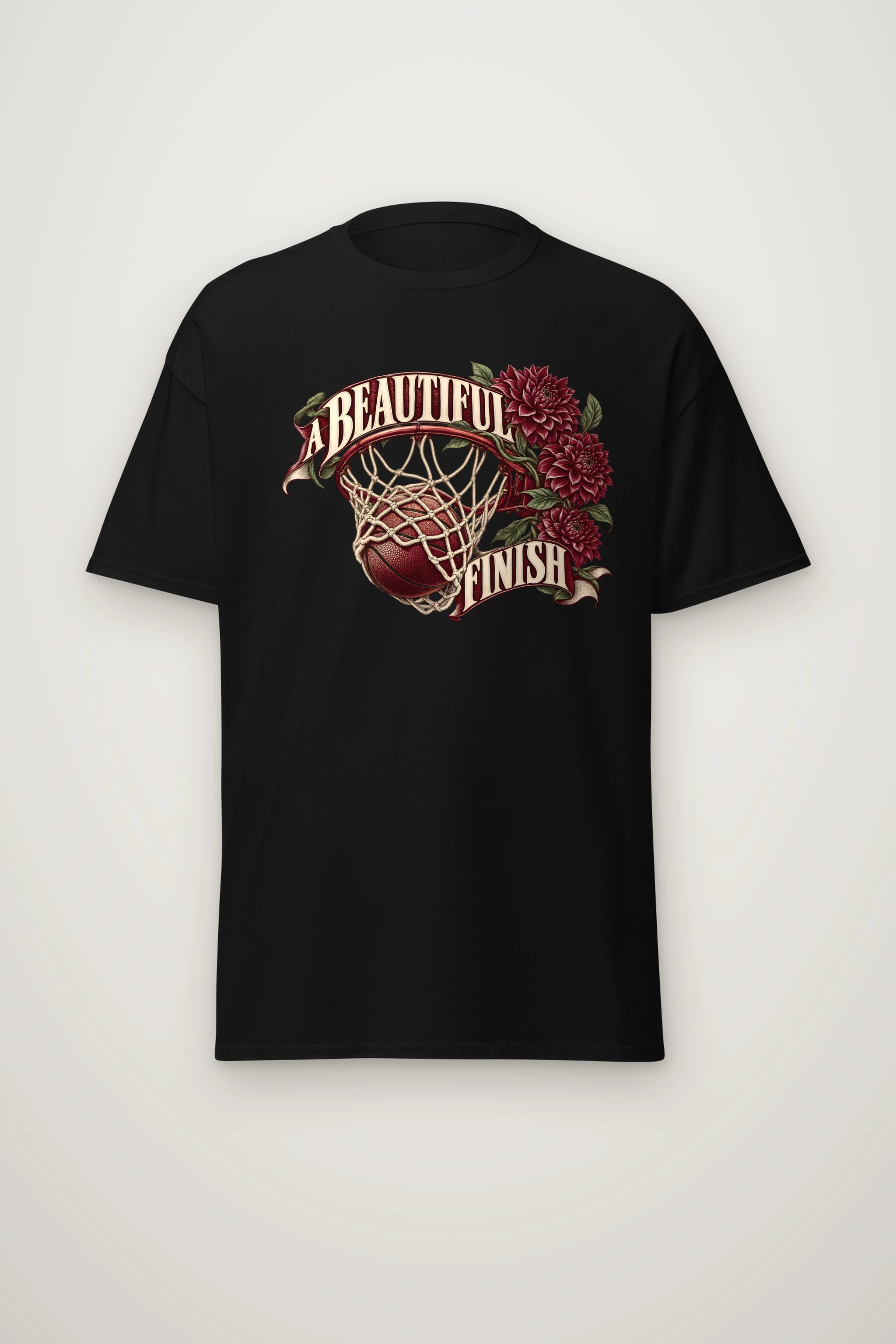 "A Beautiful Finish" Heavyweight Unisex Crewneck T-shirt