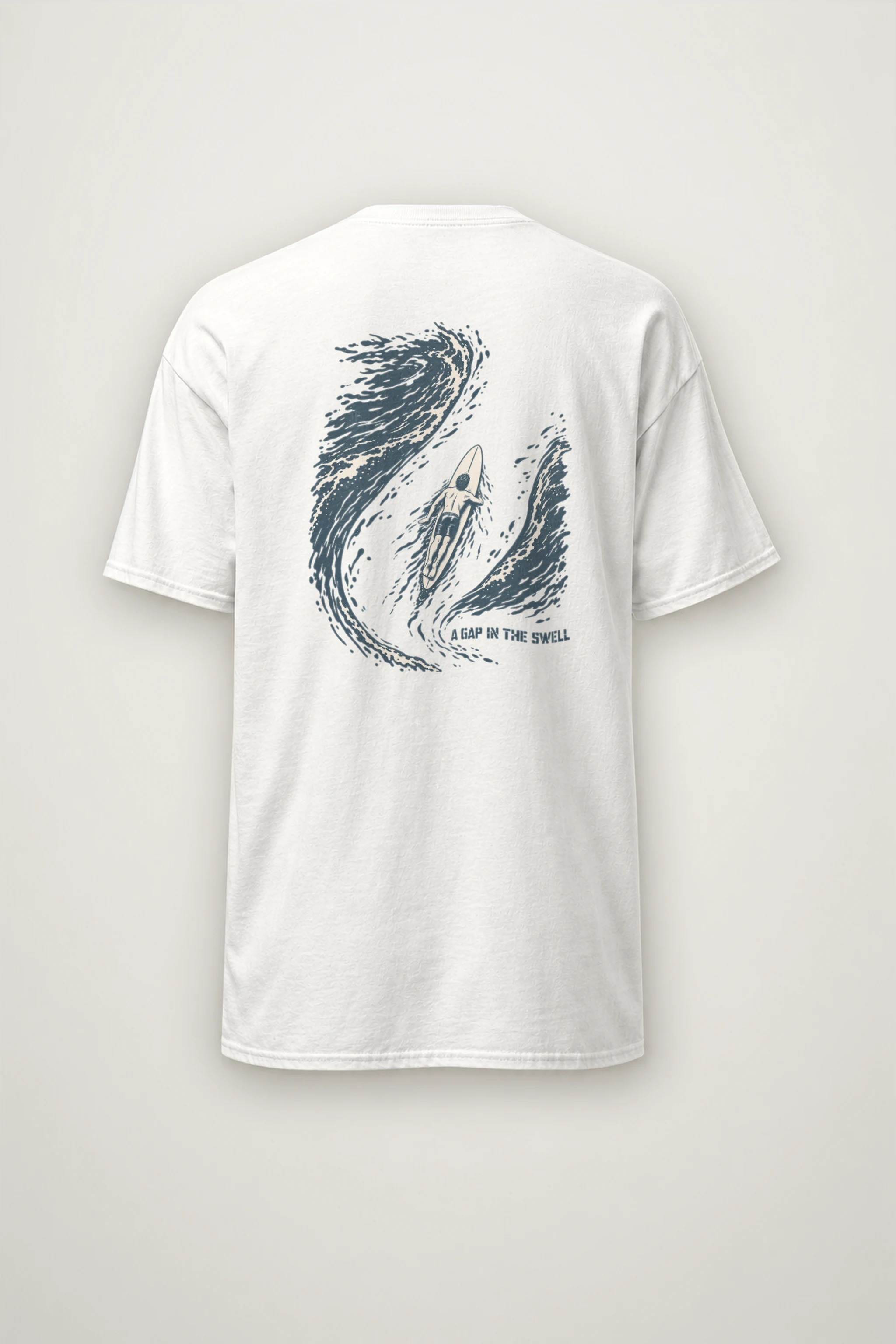 "A Gap in the Swell" Heavyweight Unisex Crewneck T-shirt