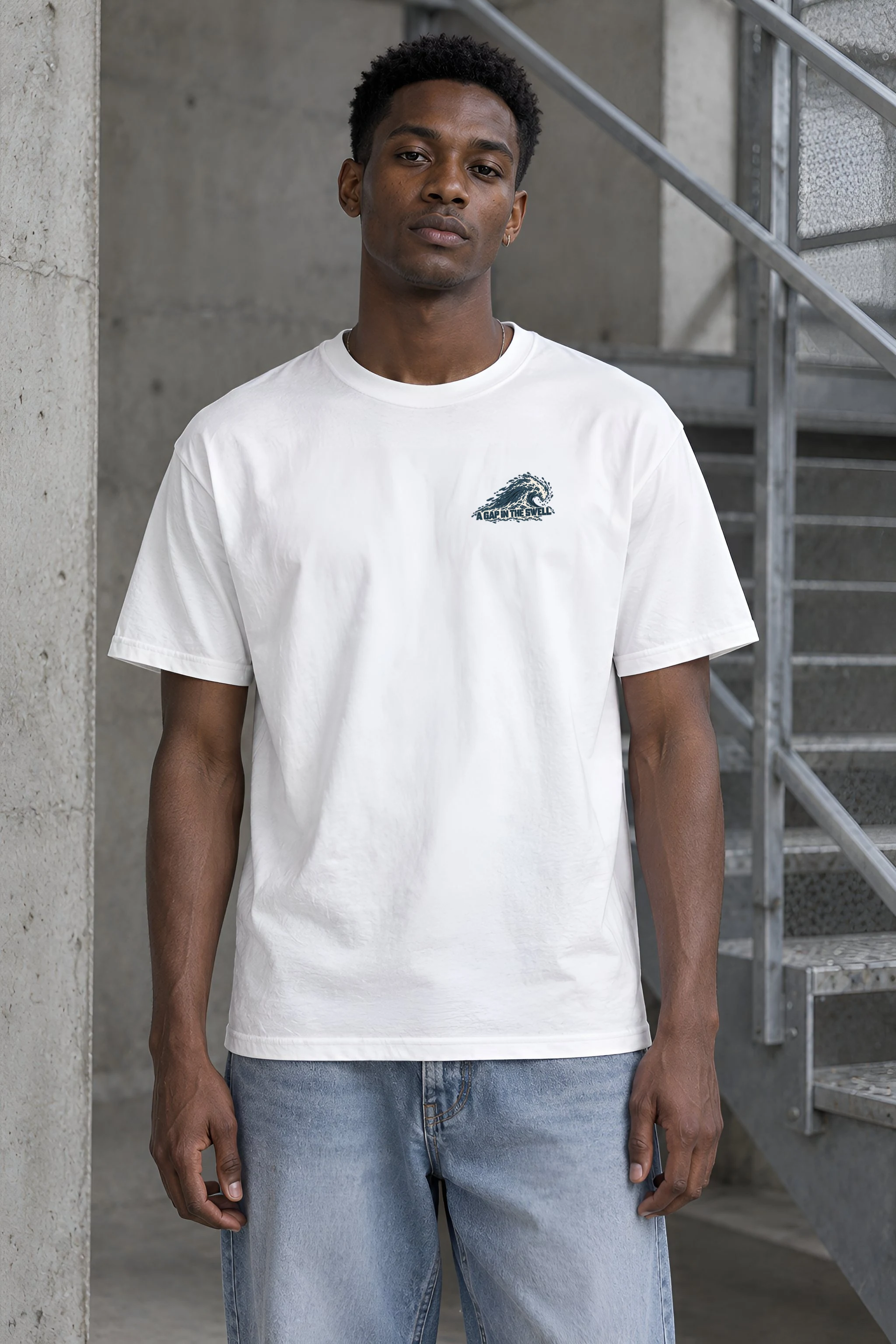 "A Gap in the Swell" Heavyweight Unisex Crewneck T-shirt
