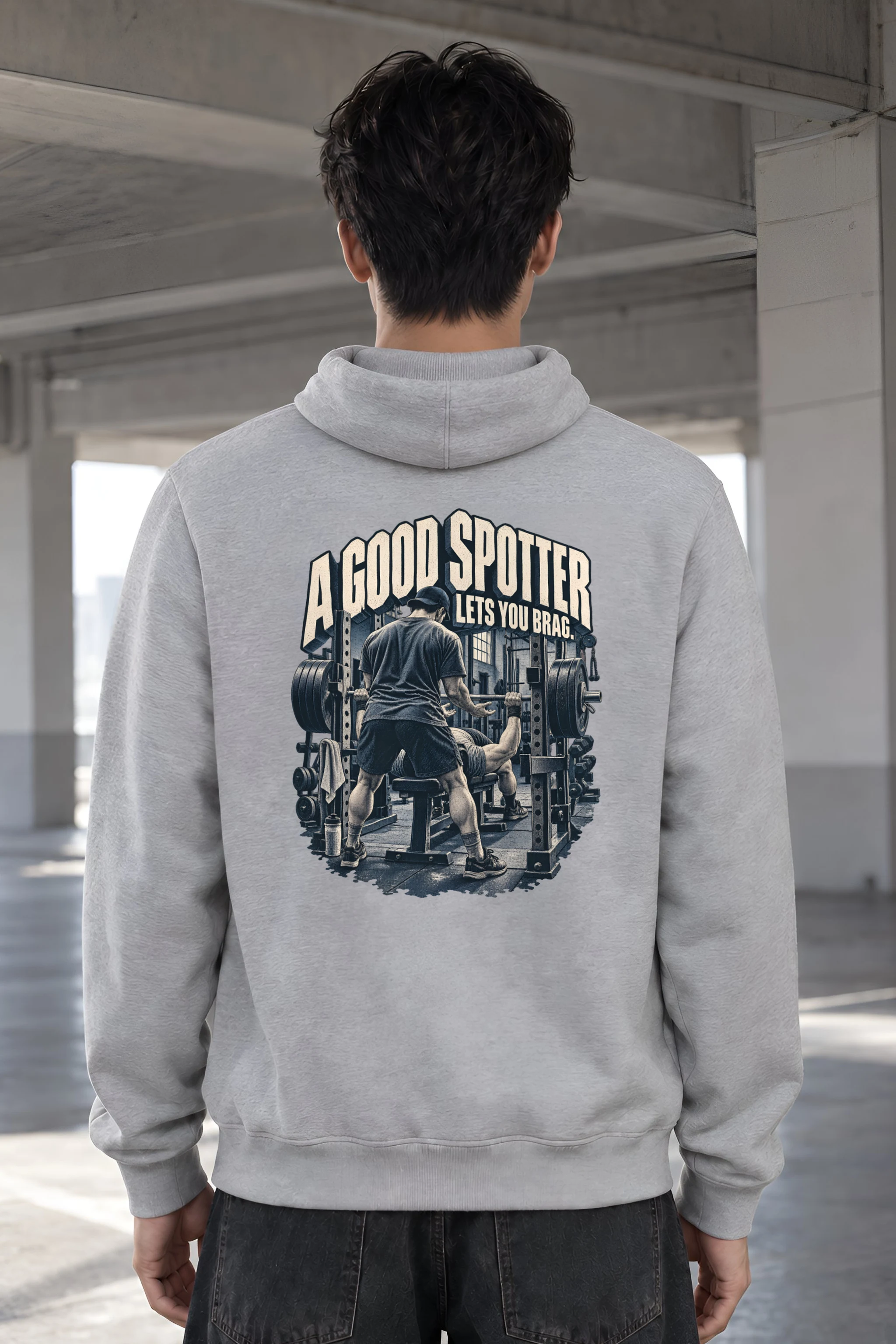 "A Good Spotter" Heavy Blend Unisex Pullover Hoodie