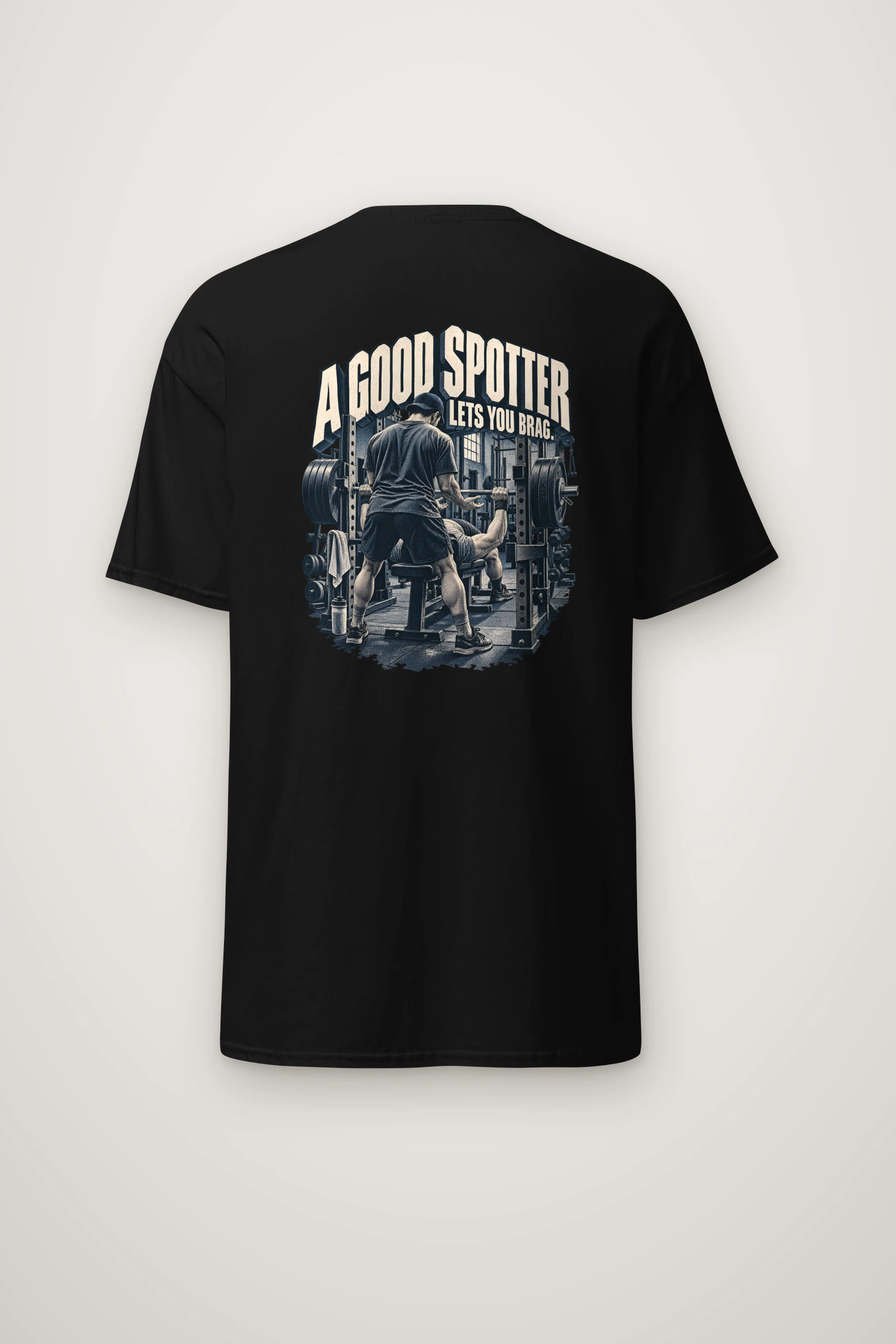 "A Good Spotter" Heavyweight Unisex Crewneck T-shirt
