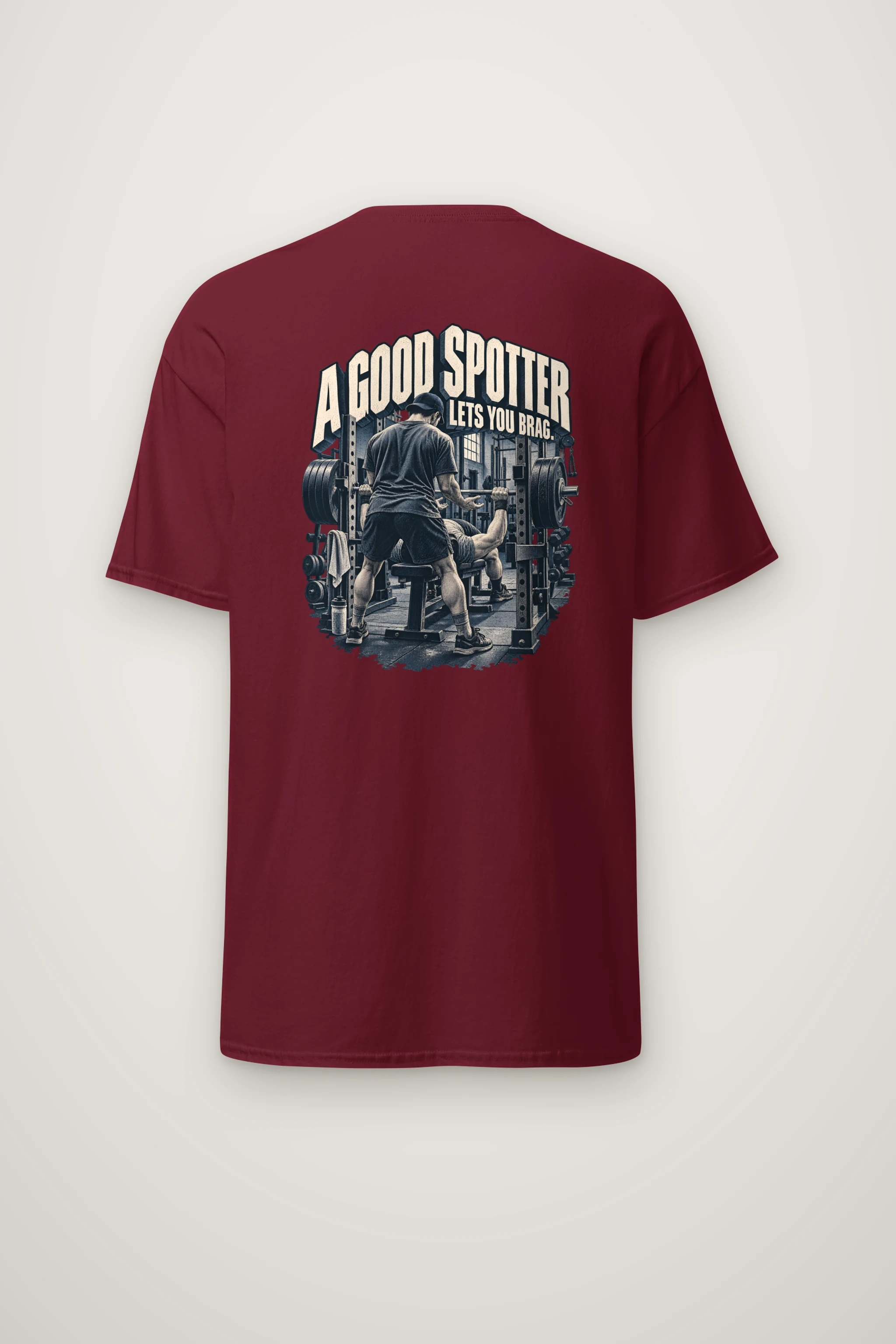 "A Good Spotter" Heavyweight Unisex Crewneck T-shirt