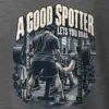 "A Good Spotter" Heavyweight Unisex Crewneck T-shirt