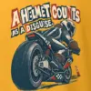 "A Helmet Counts as a Disguise" Heavyweight Unisex Crewneck T-shirt
