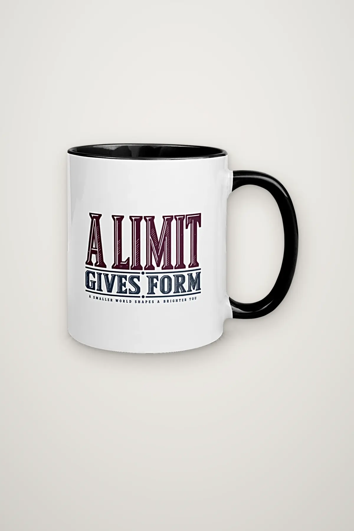 "A Limit Gives Form" 11oz Ceramic Mug