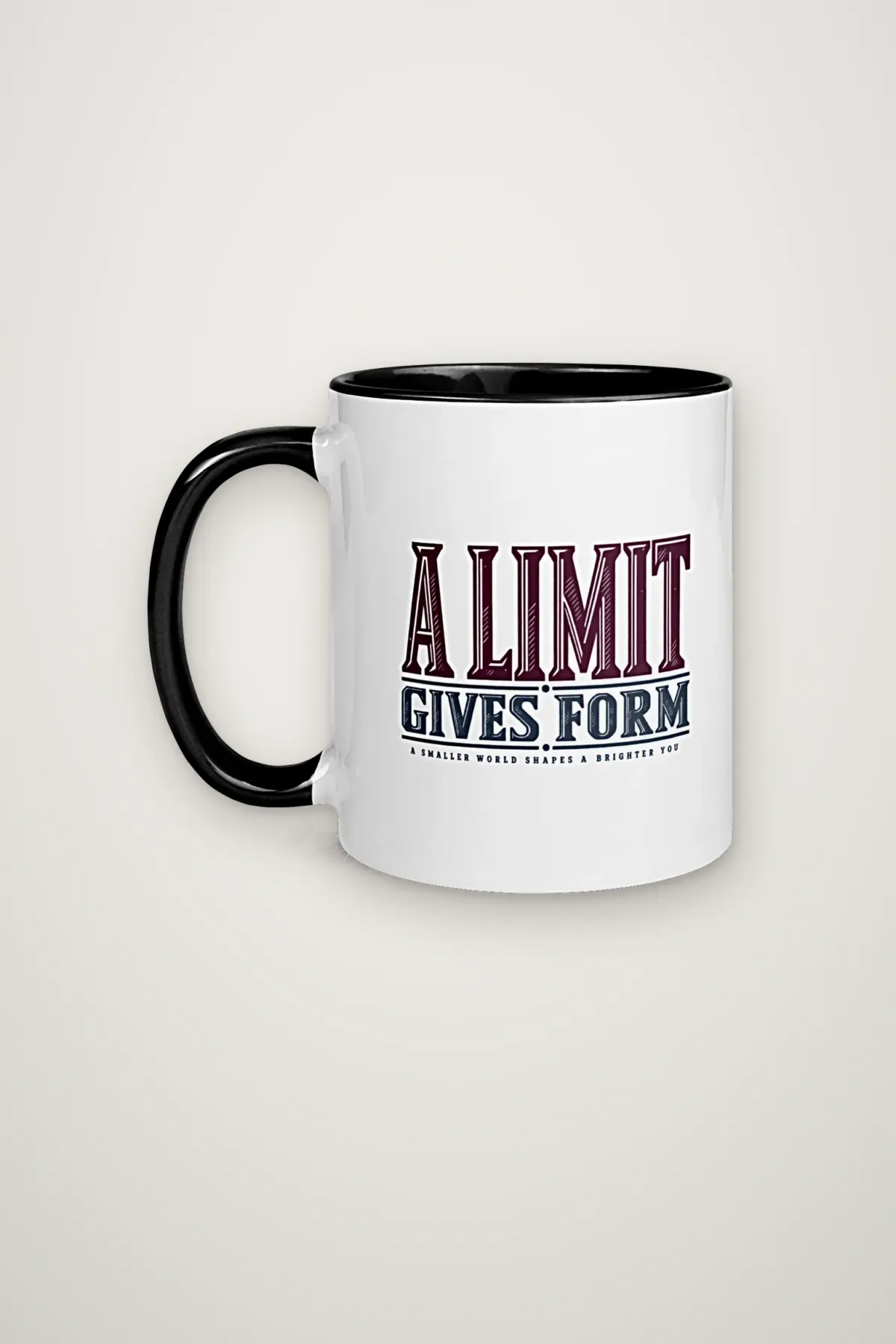 "A Limit Gives Form" 11oz Ceramic Mug