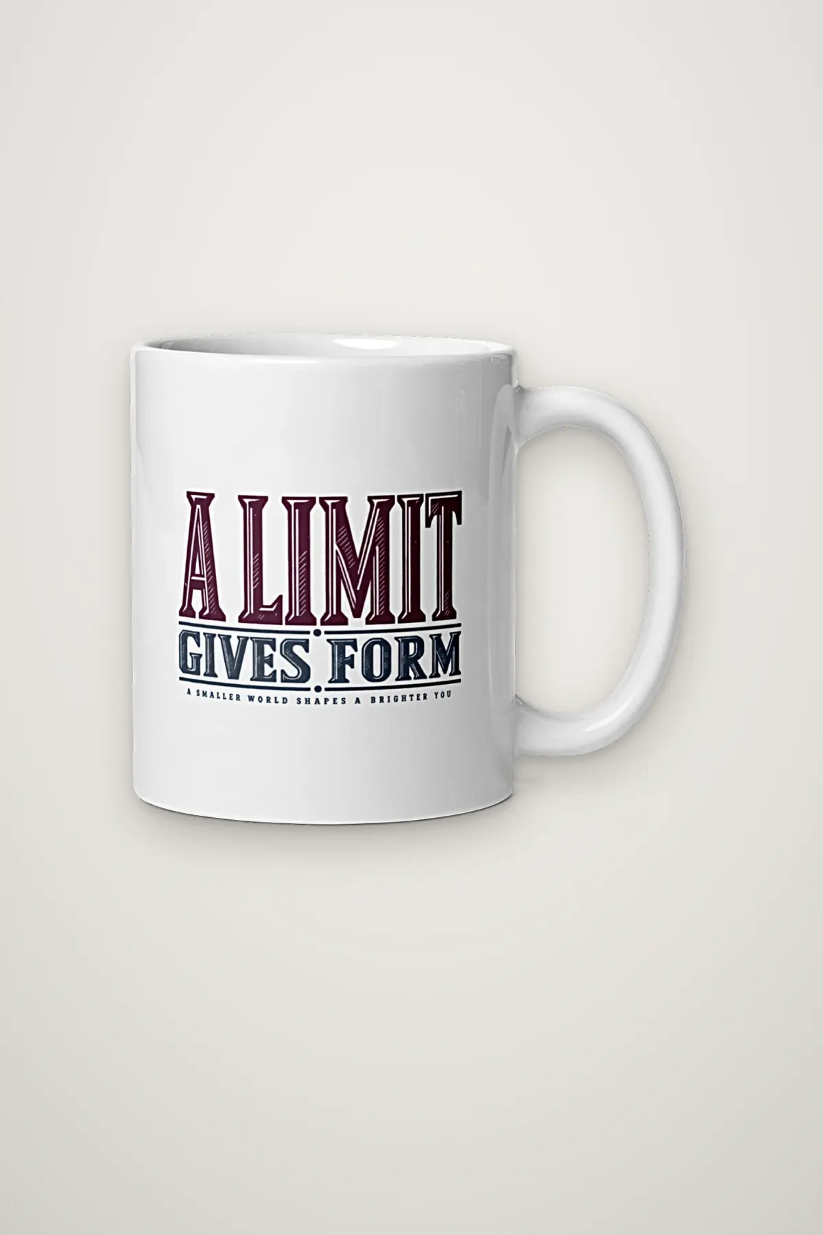 "A Limit Gives Form" 11oz Ceramic Mug