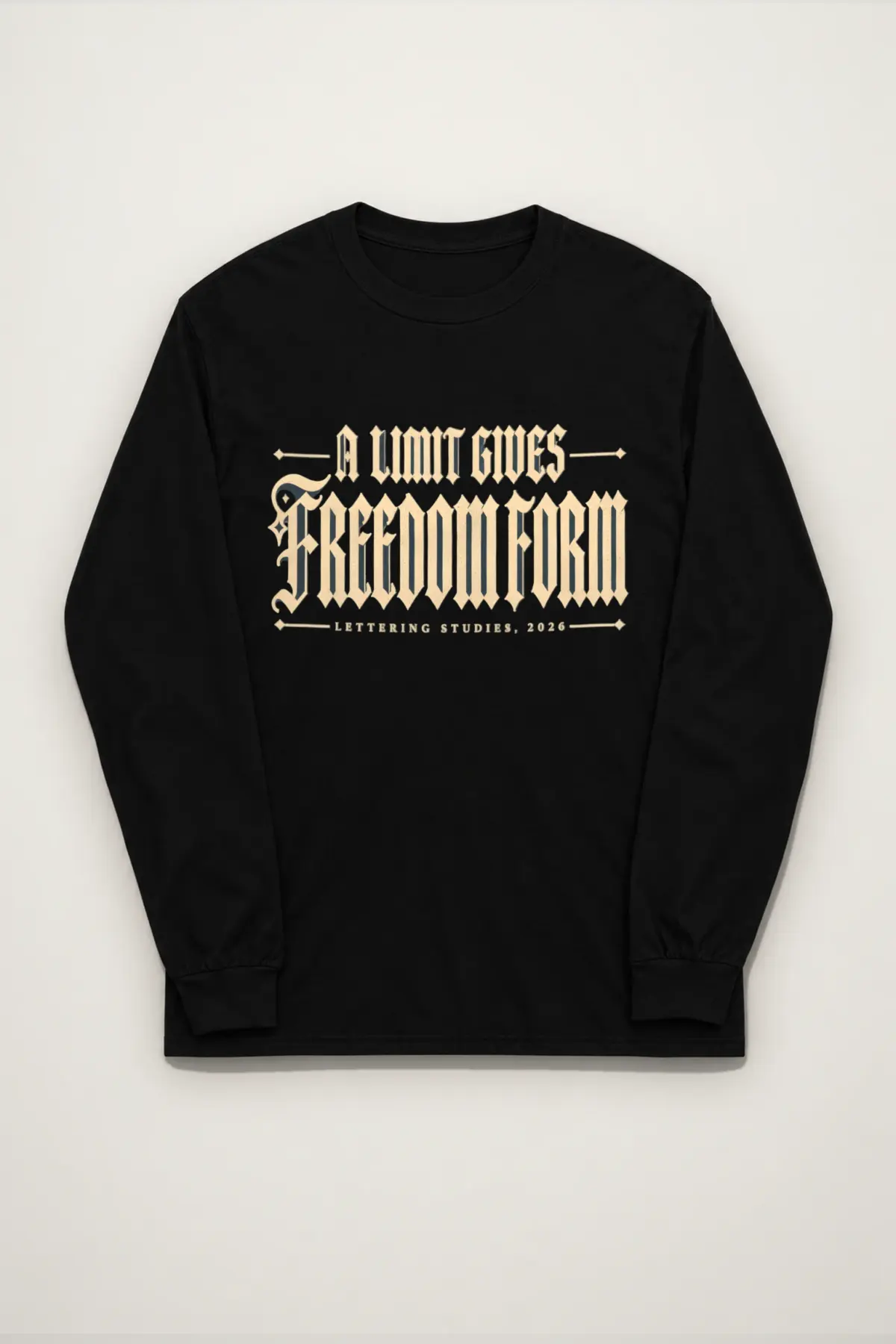 "A Limit Gives Freedom" Unisex Longsleeve T-shirt