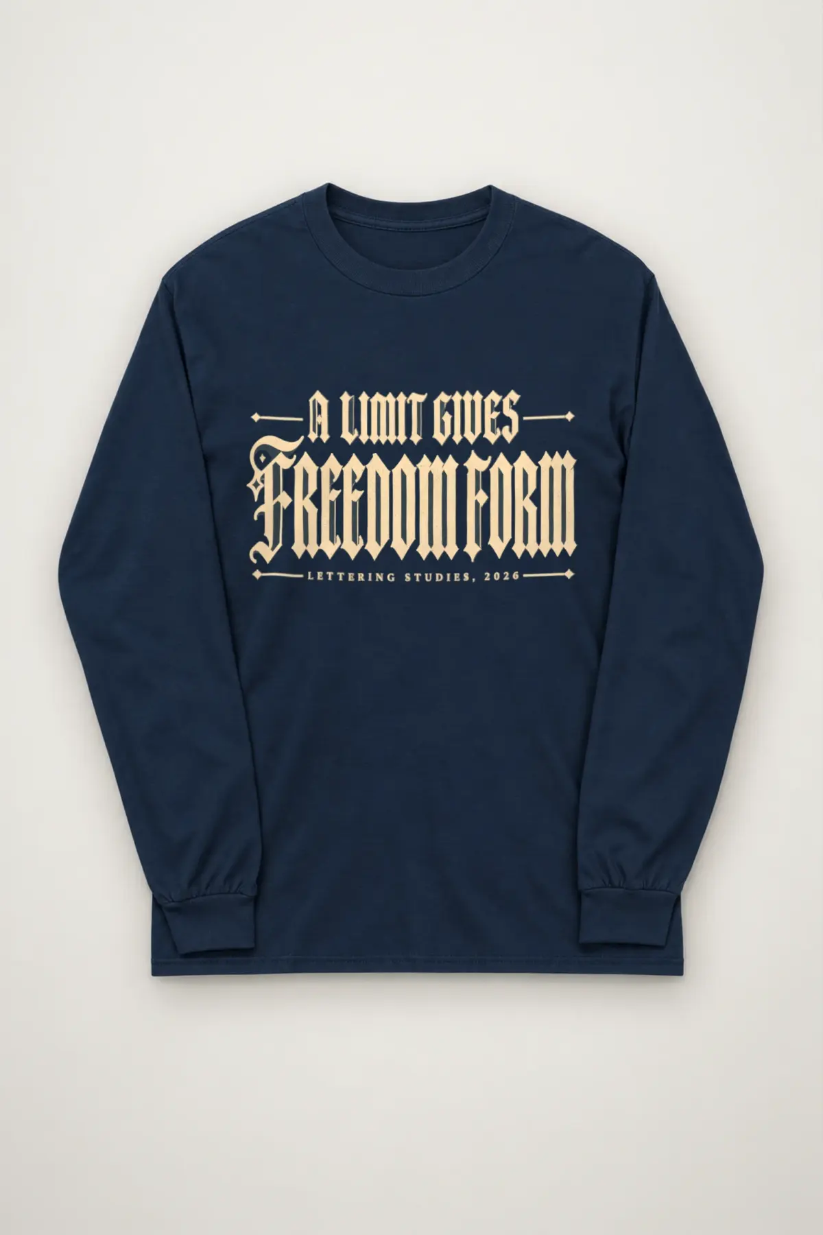 "A Limit Gives Freedom" Unisex Longsleeve T-shirt
