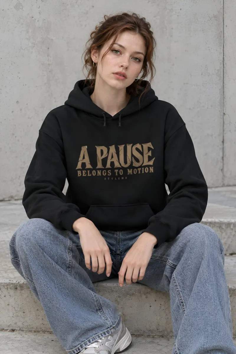 "A Pause Belongs to Motion" Heavy Blend Unisex Pullover Hoodie
