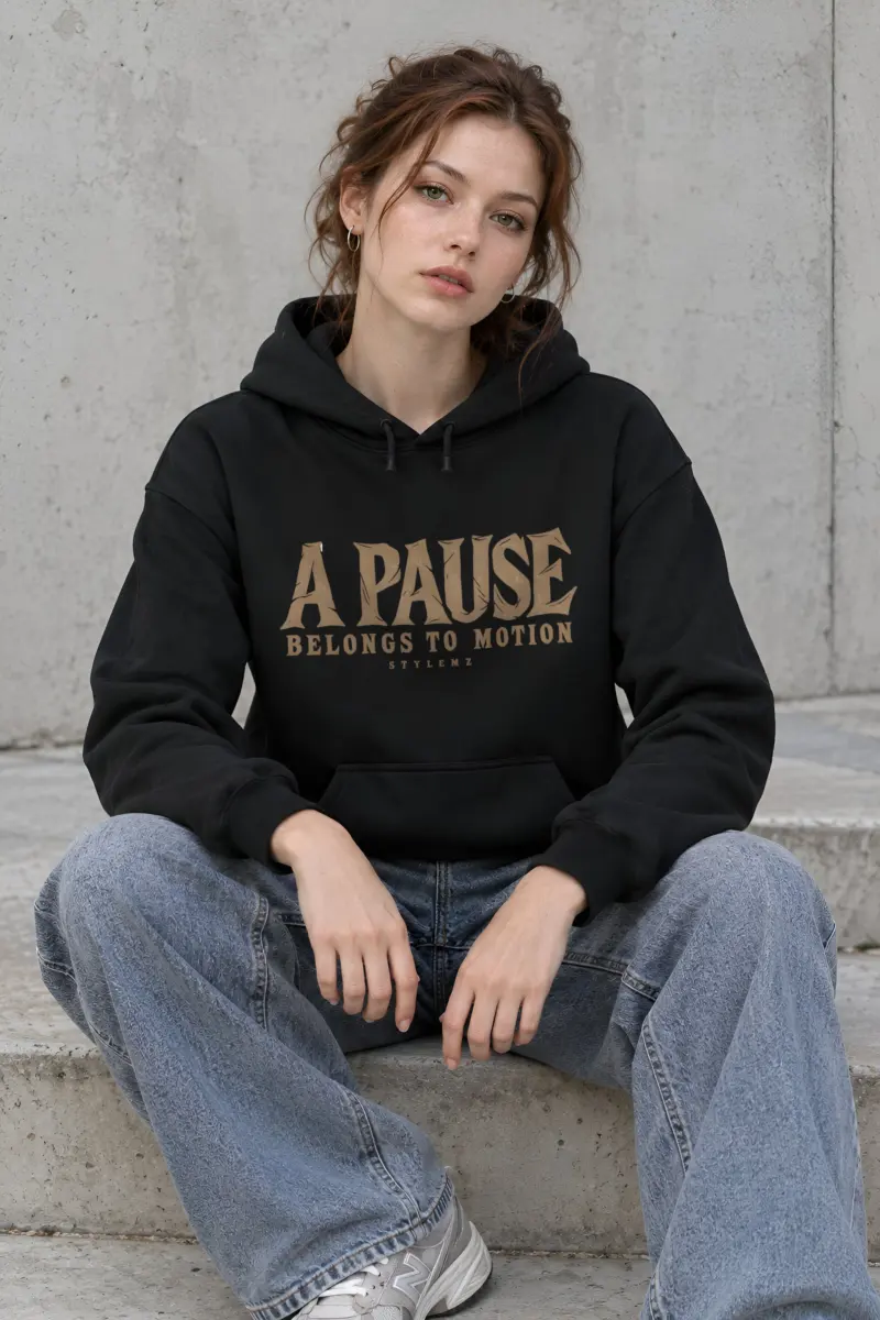 "A Pause Belongs to Motion" Heavy Blend Unisex Pullover Hoodie