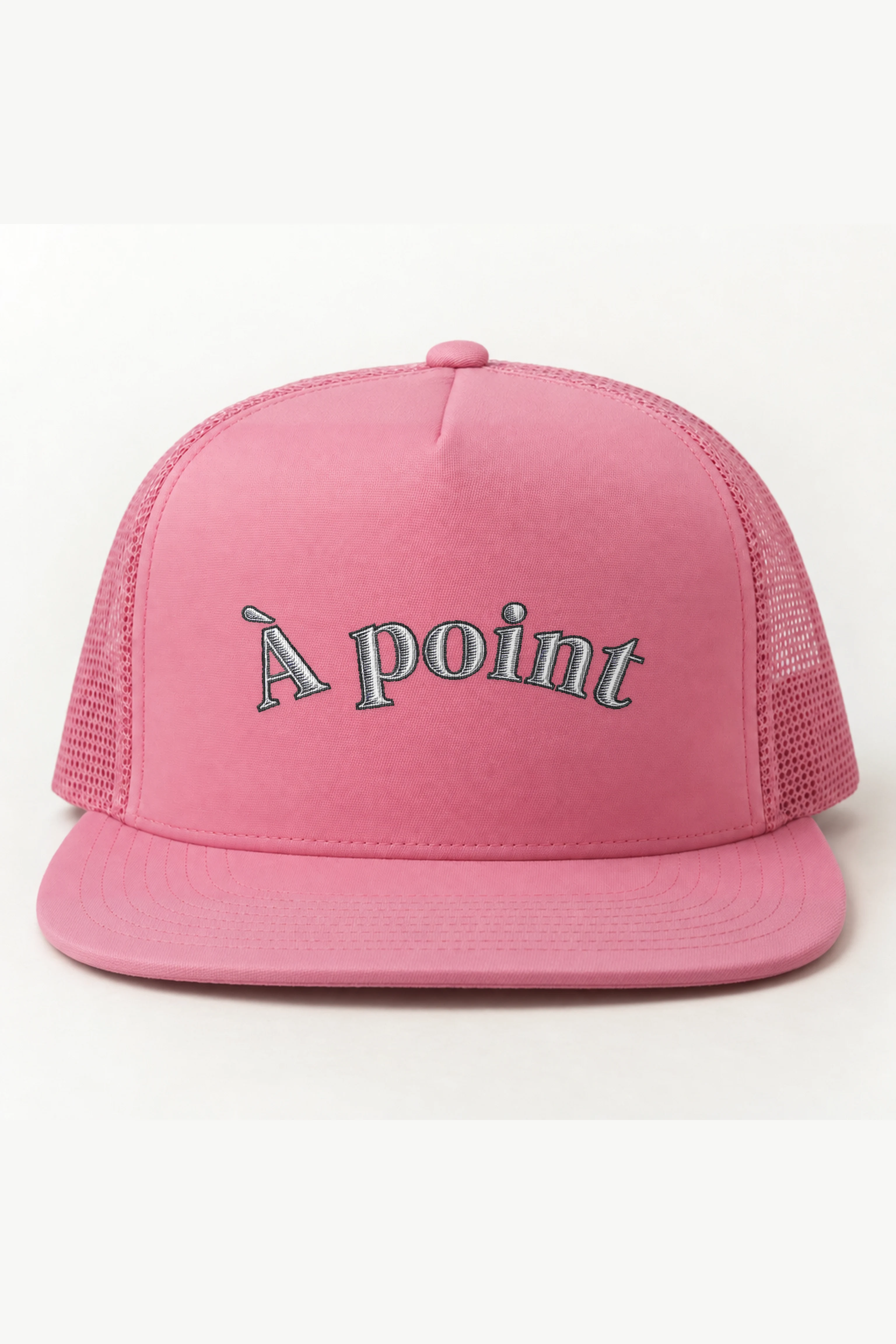 "À point" 5 Panel Trucker Cap · Embroidered