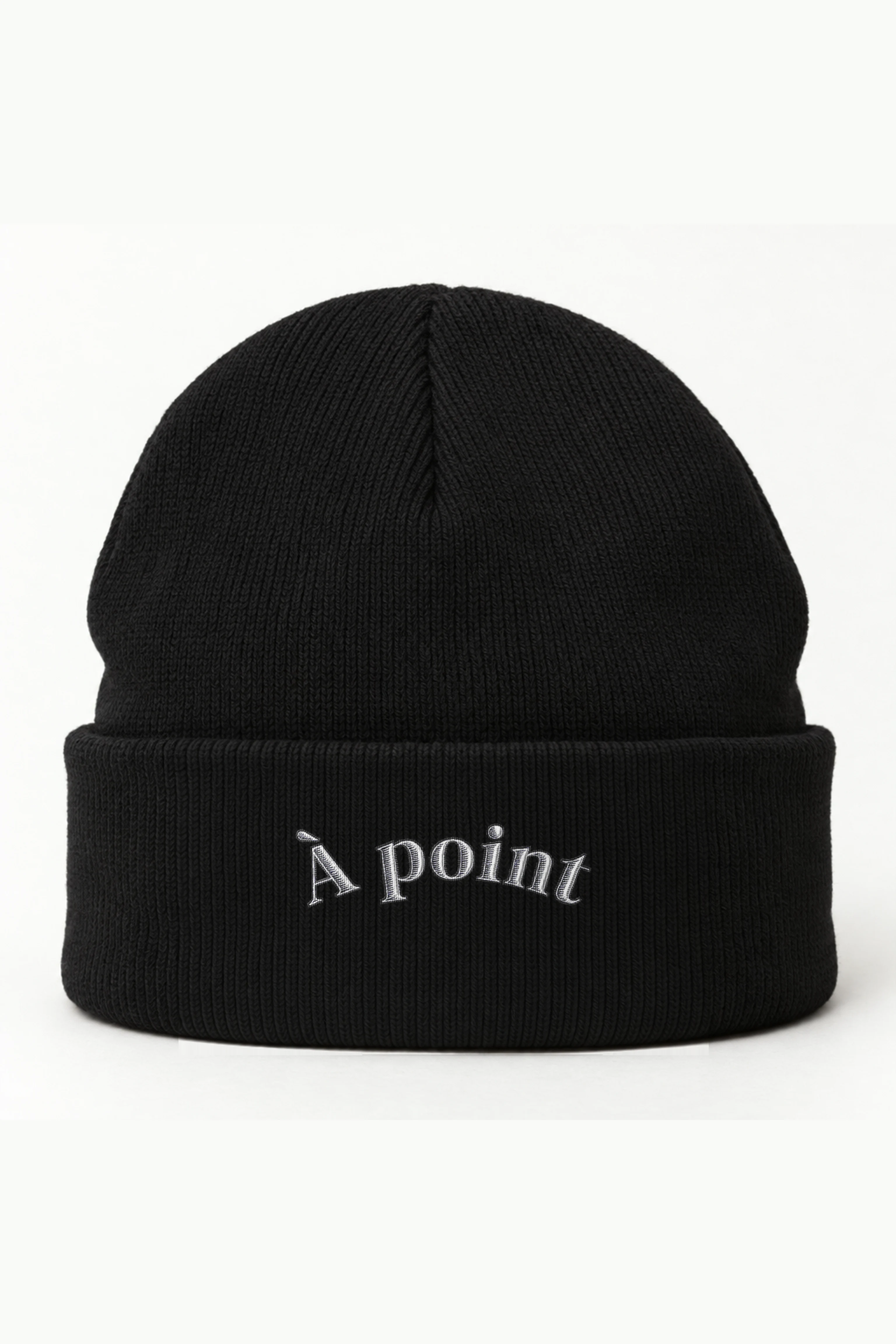 "À point" Cuffed Beanie · Embroidered