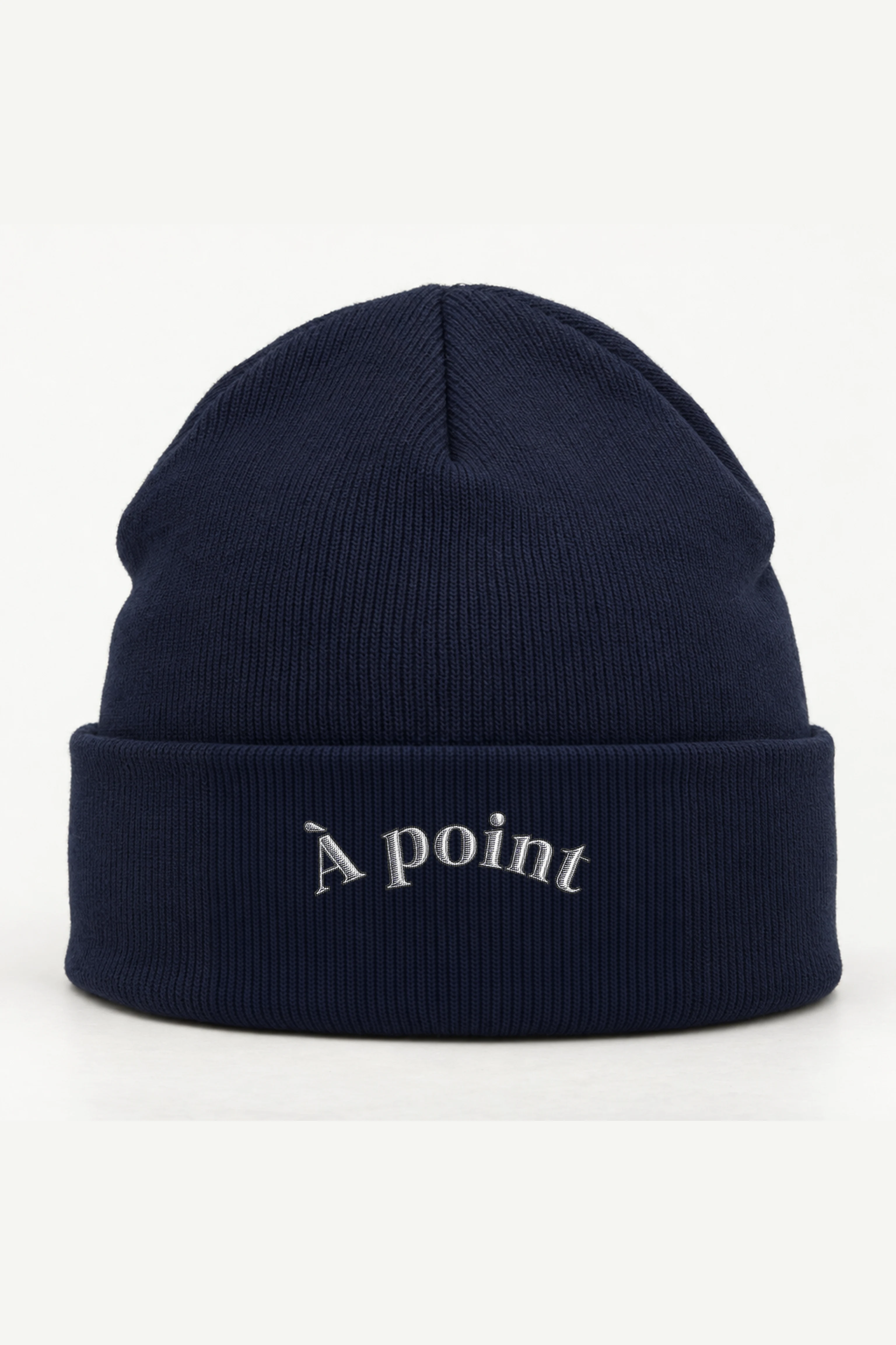"À point" Cuffed Beanie · Embroidered