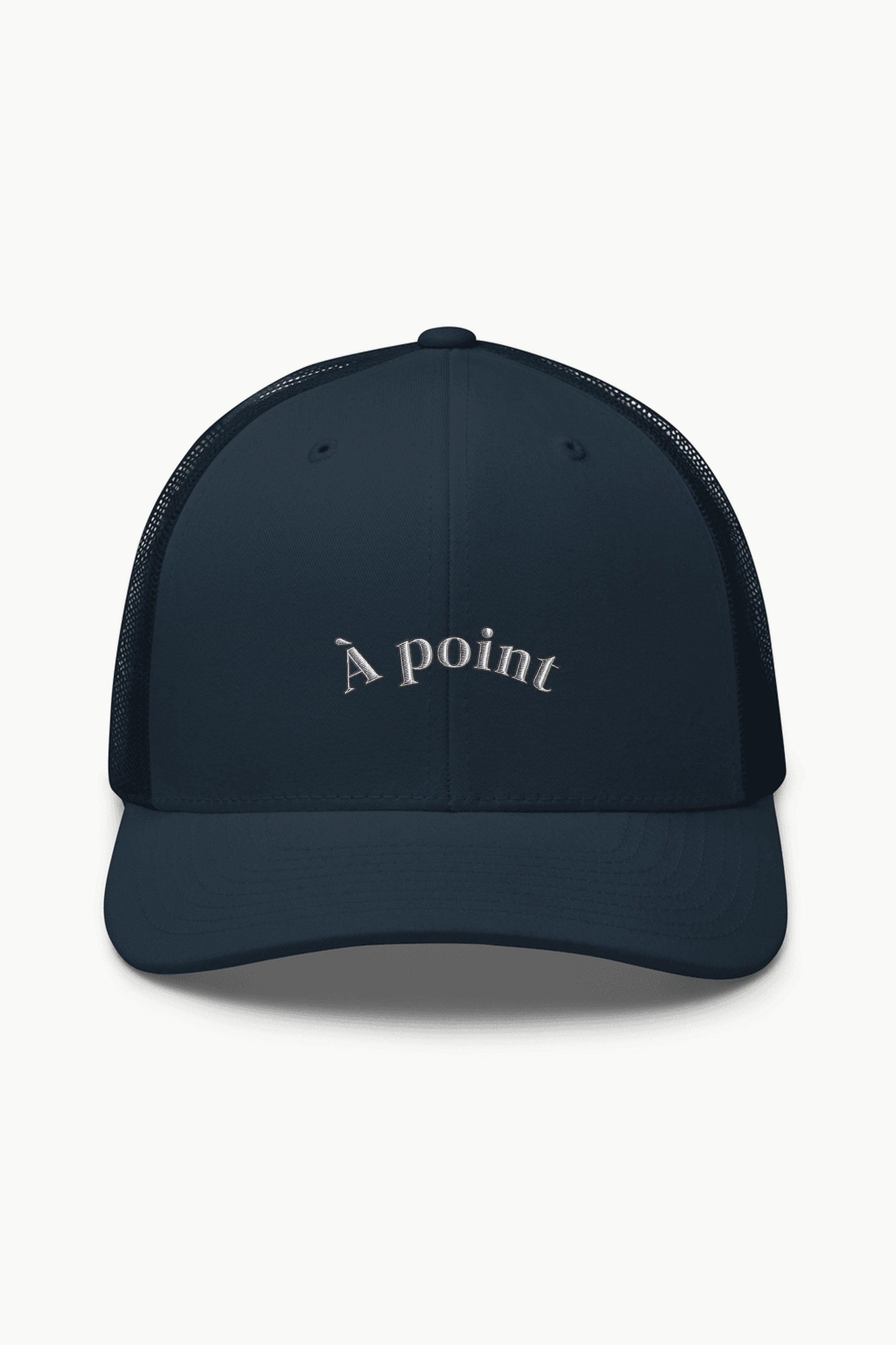"À point" Retro Trucker Cap · Embroidered