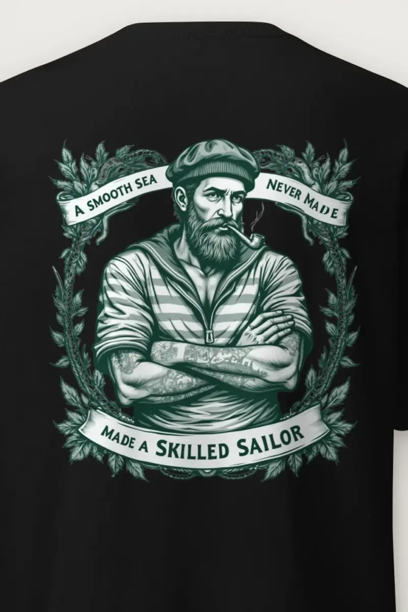 "A Smooth Sea" Heavyweight Unisex Crewneck T-shirt