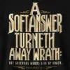 "A Soft Answer Turneth Away Wrath" Men's Oversized Heavyweight Crewneck T-Shirt