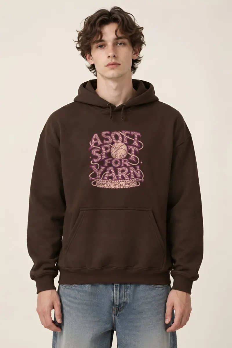"A Soft Spot for Yarn" Heavy Blend Unisex Pullover Hoodie