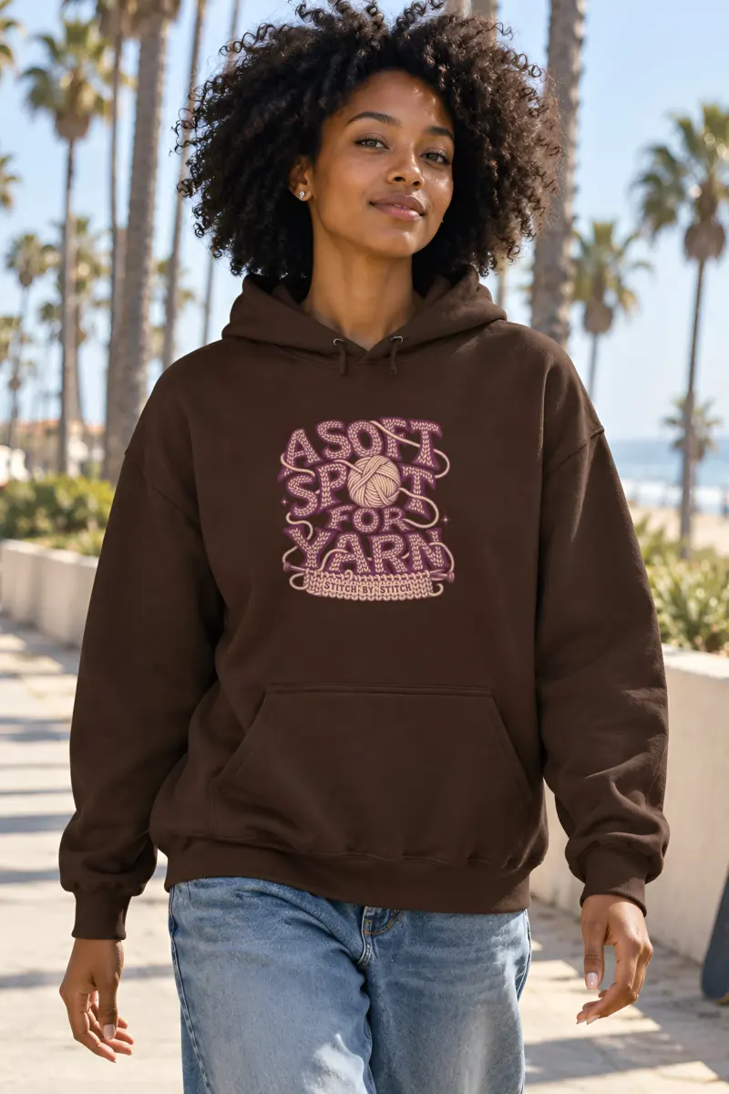 "A Soft Spot for Yarn" Heavy Blend Unisex Pullover Hoodie