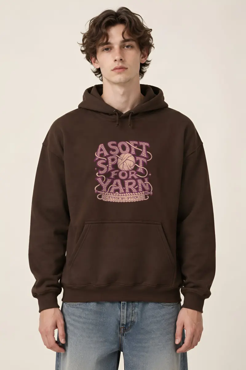 "A Soft Spot for Yarn" Heavy Blend Unisex Pullover Hoodie