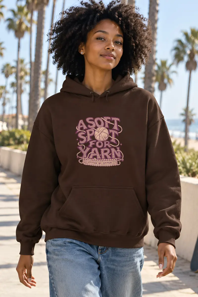 "A Soft Spot for Yarn" Heavy Blend Unisex Pullover Hoodie