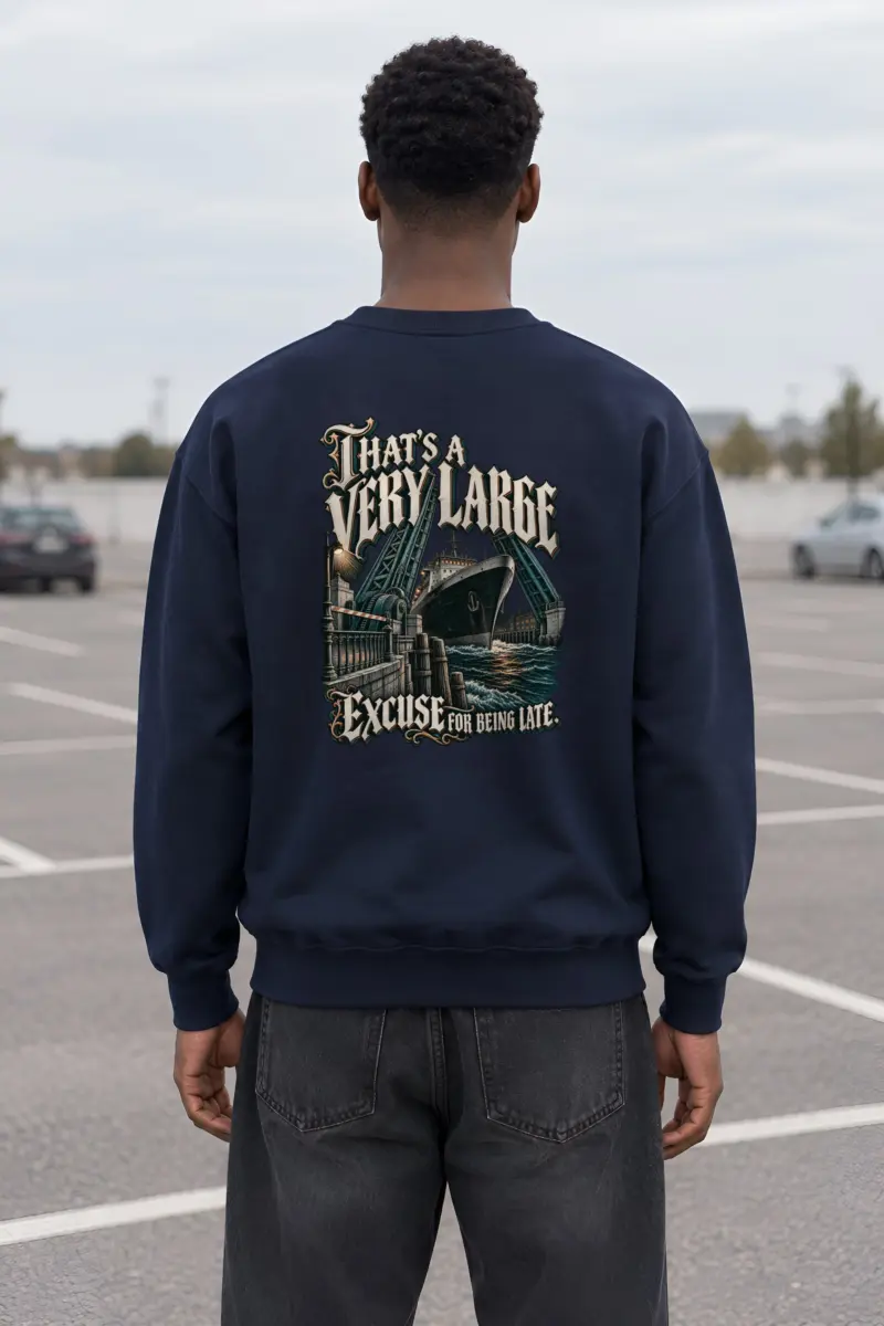 “A Very Large Excuse” Heavy Blend Unisex Crewneck Sweatshirt