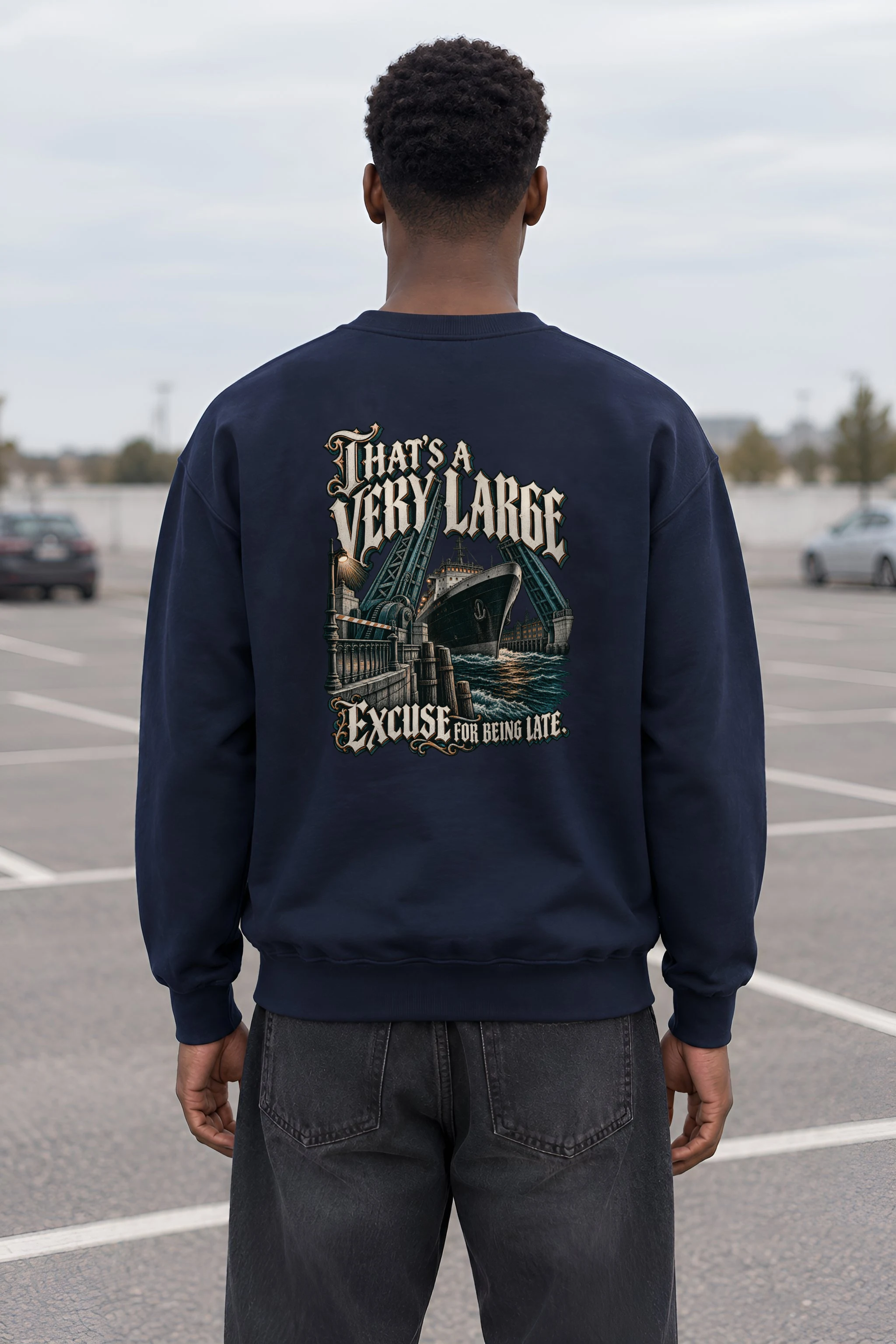 "A Very Large Excuse" Heavy Blend Unisex Crewneck Sweatshirt