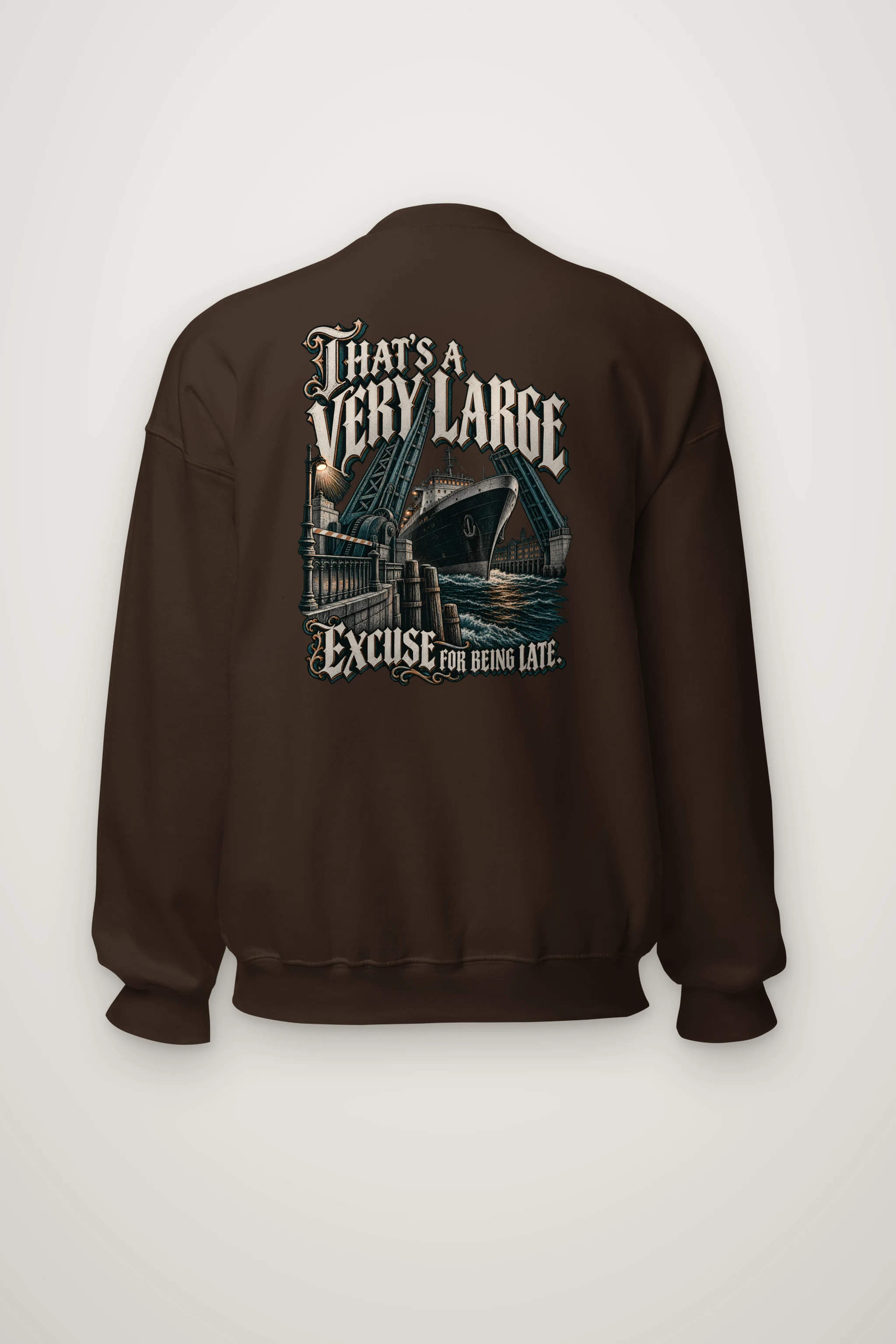 "A Very Large Excuse" Heavy Blend Unisex Crewneck Sweatshirt
