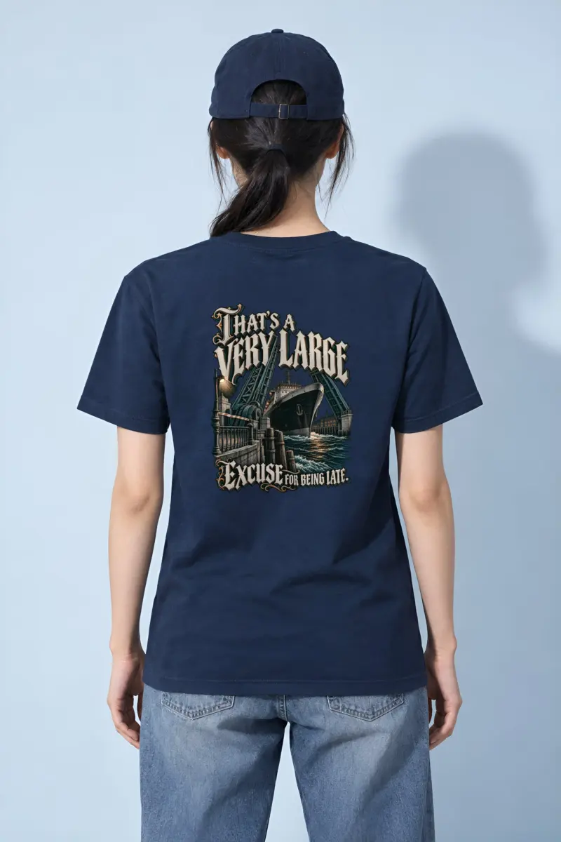“A Very Large Excuse” Heavyweight Unisex Crewneck T-shirt