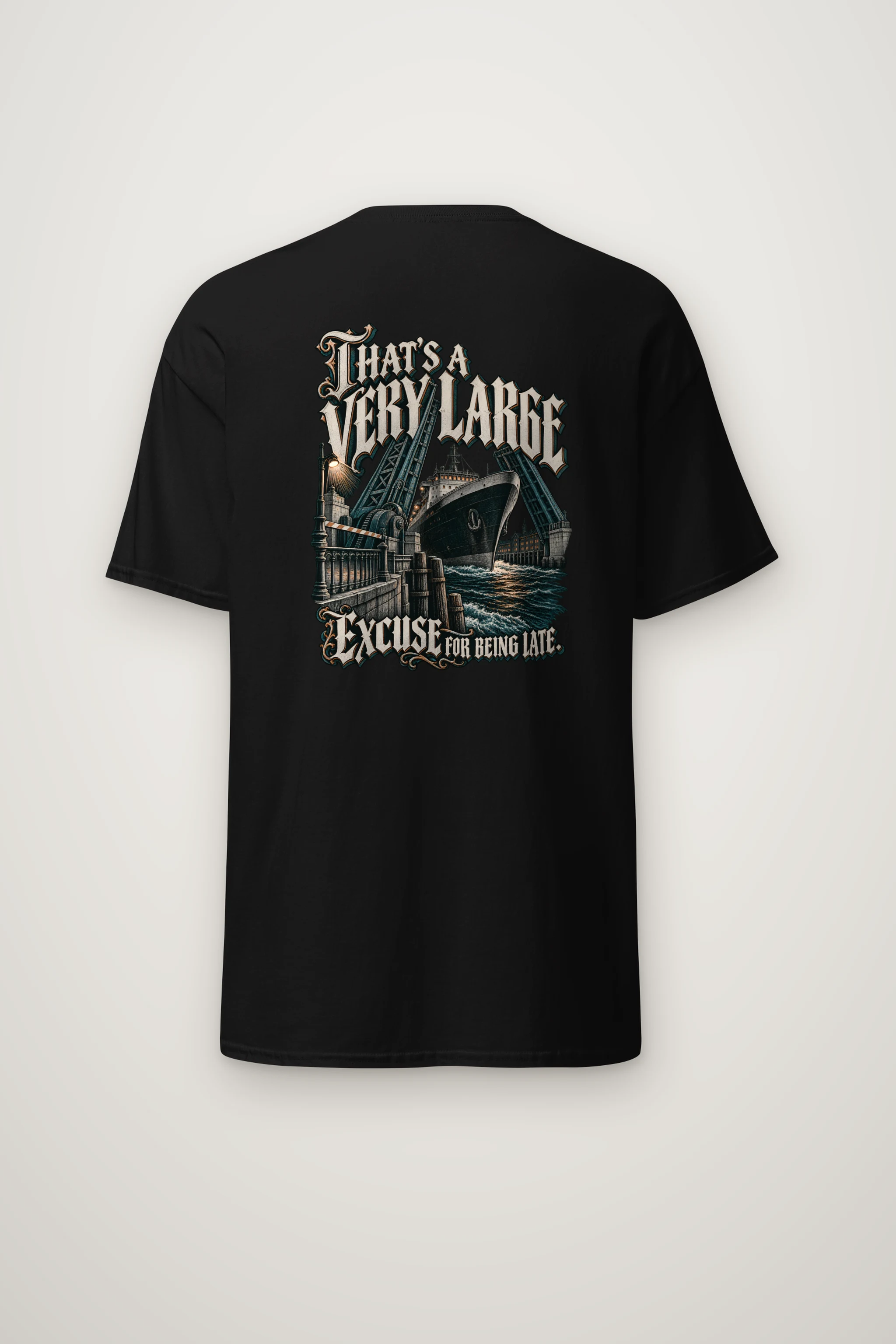 "A Very Large Excuse" Heavyweight Unisex Crewneck T-shirt