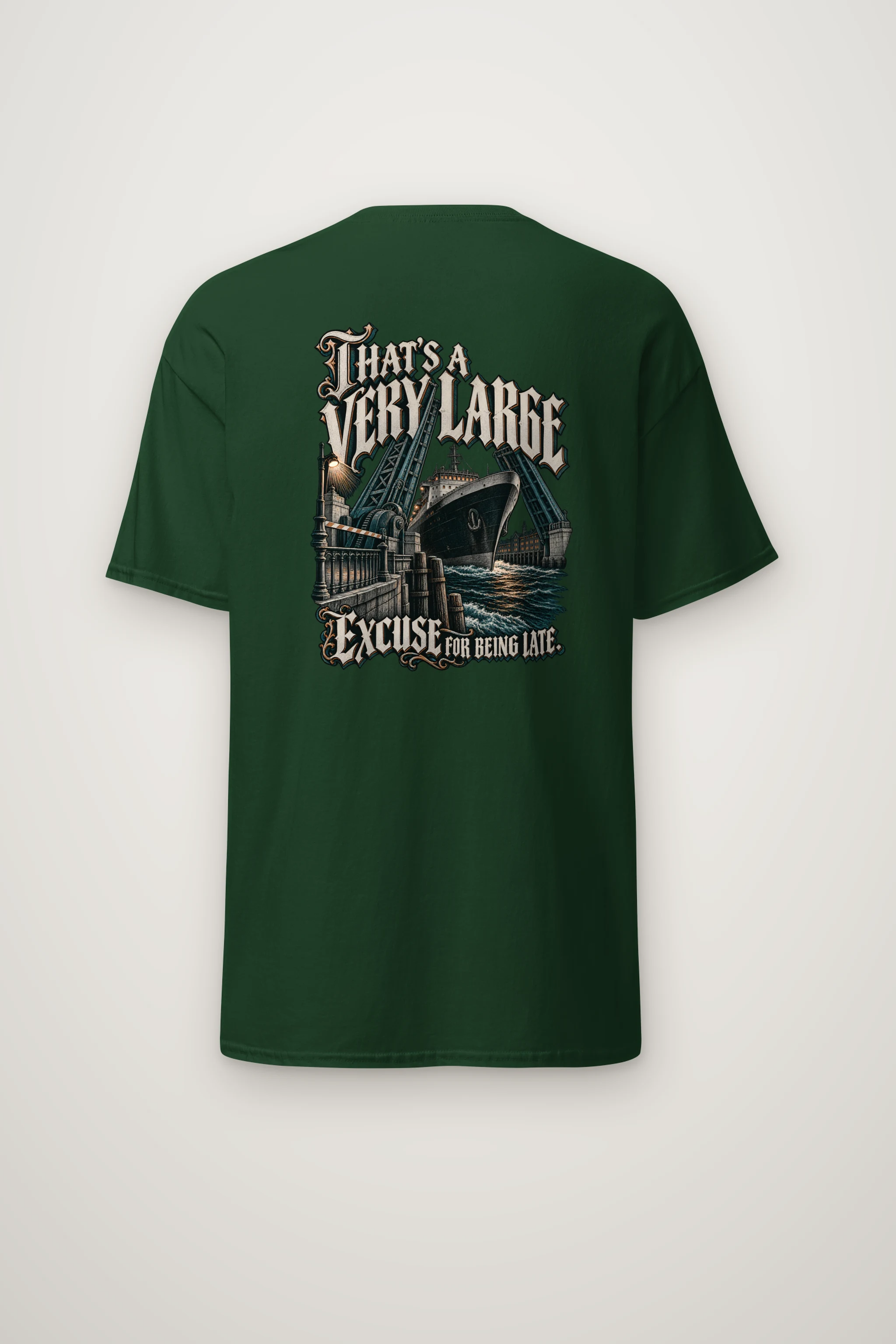"A Very Large Excuse" Heavyweight Unisex Crewneck T-shirt