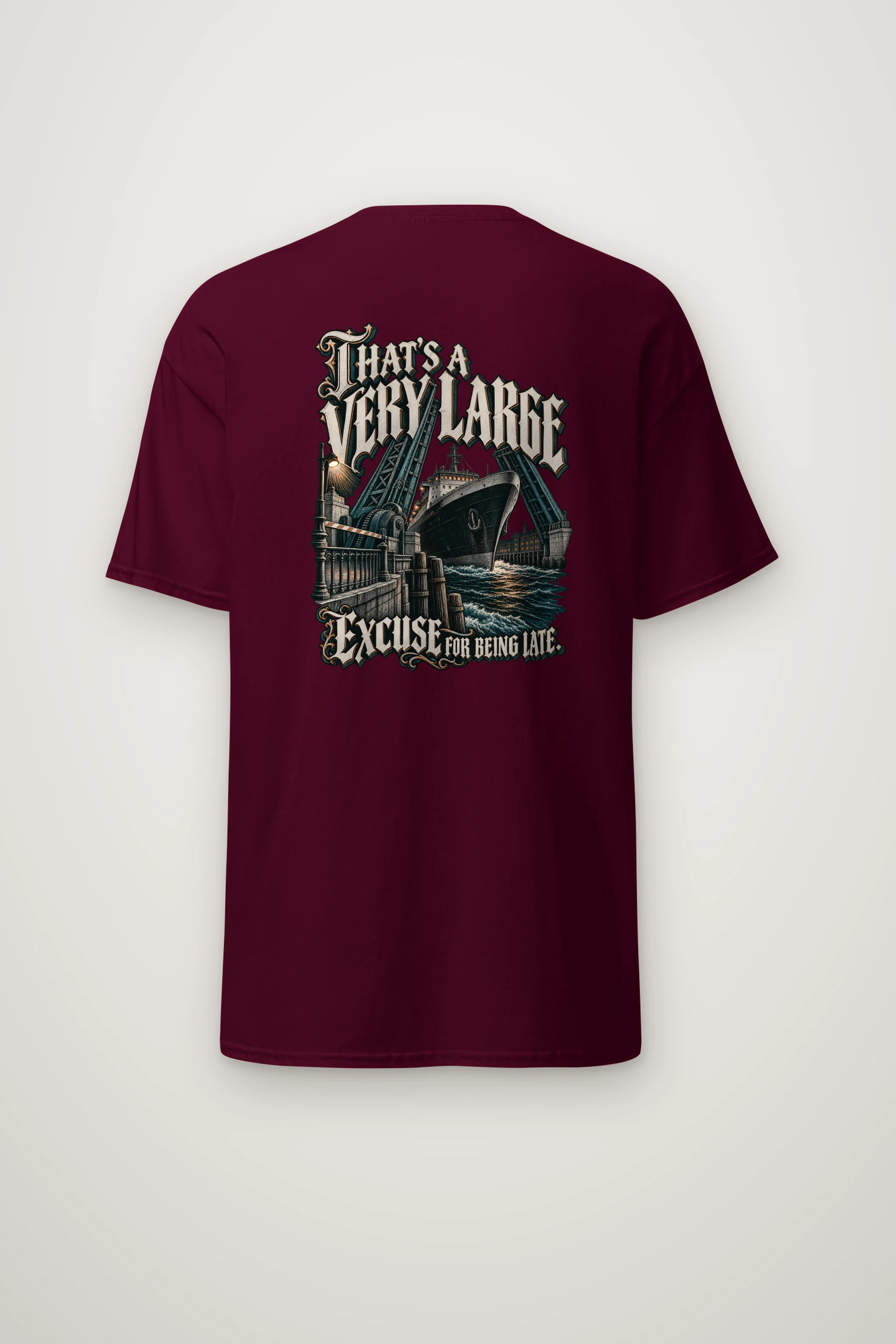 "A Very Large Excuse" Heavyweight Unisex Crewneck T-shirt