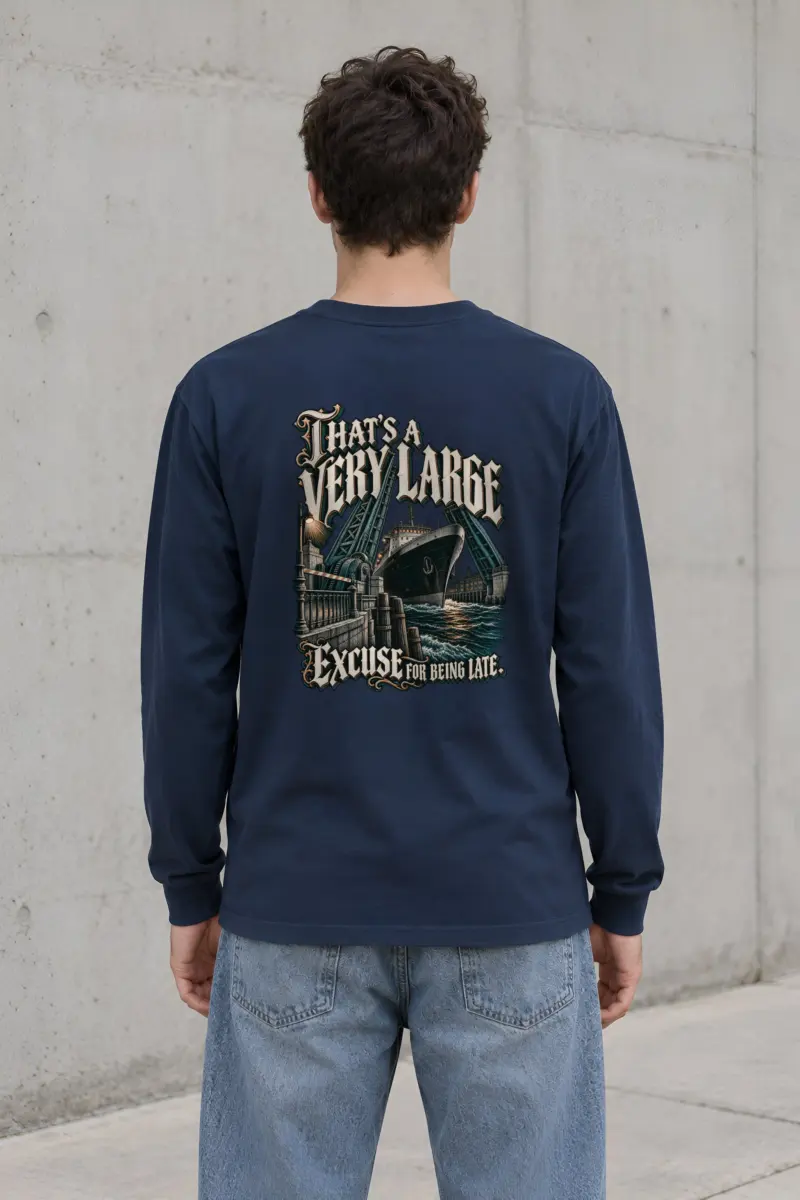 "A Very Large Excuse" Unisex Longsleeve T-shirt