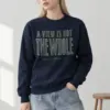 "A View Is Not The Whole" Heavy Blend Unisex Crewneck Sweatshirt