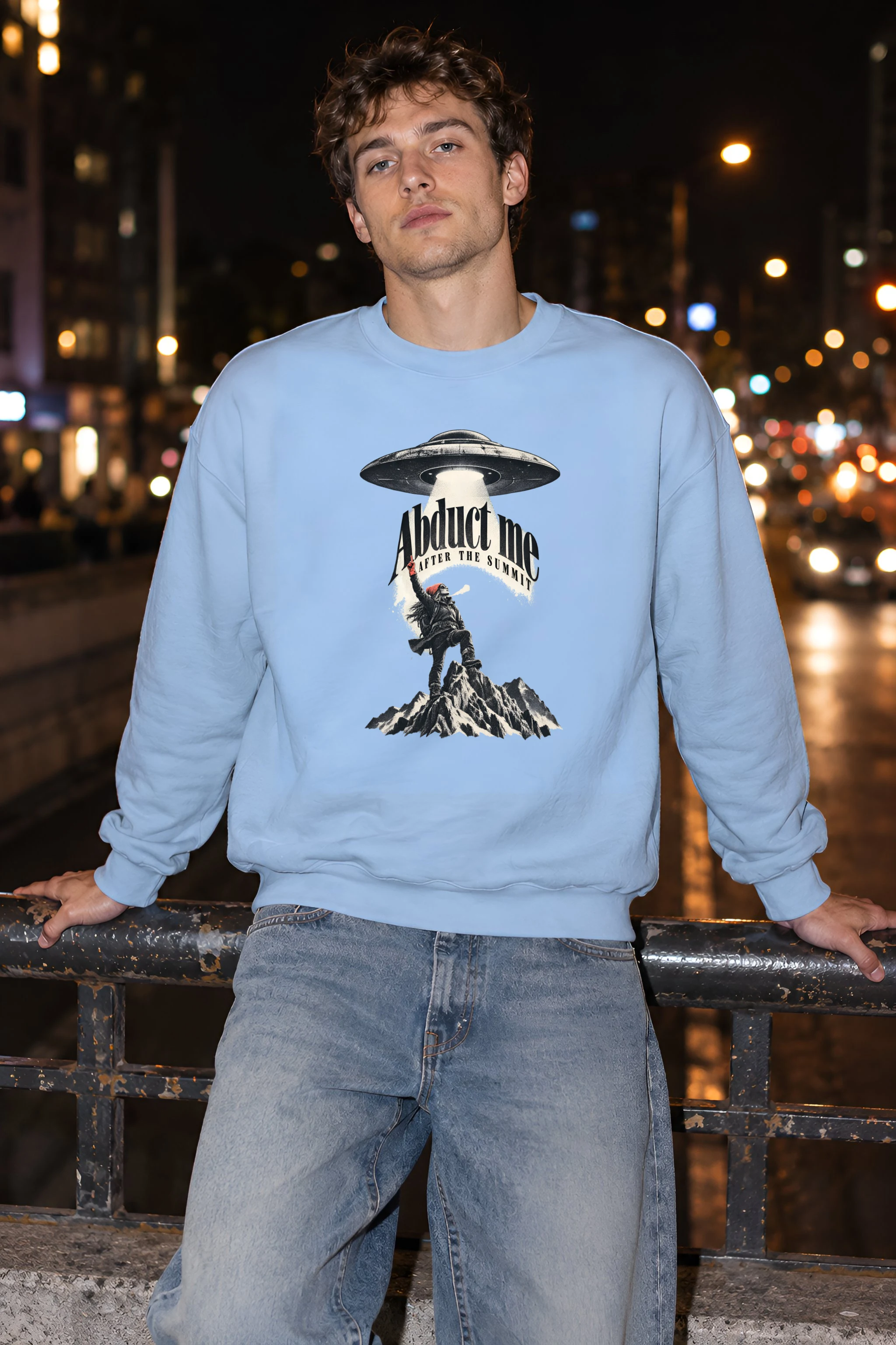 "Abduct Me" Unisex Crewneck Sweatshirt