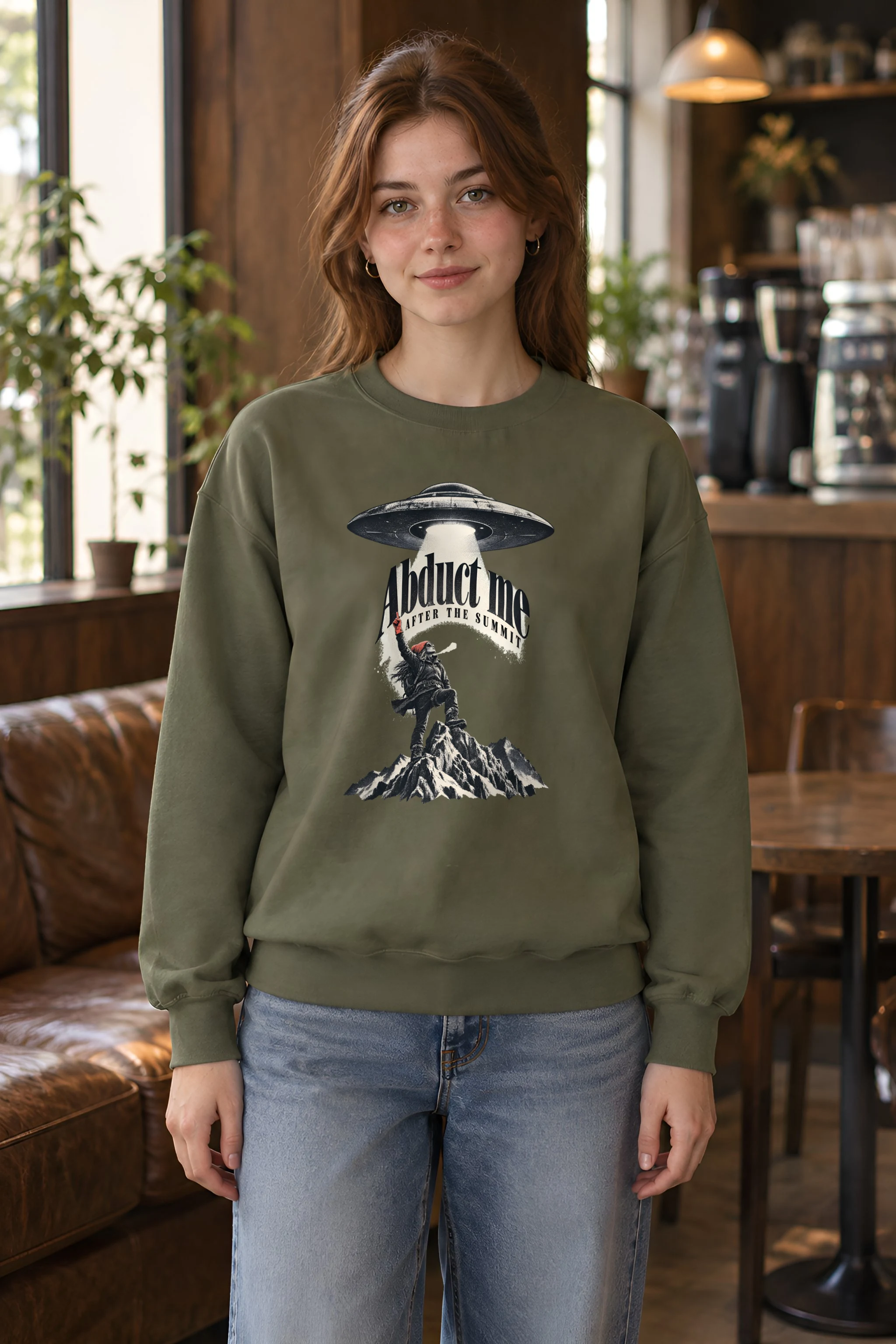 "Abduct Me" Unisex Crewneck Sweatshirt