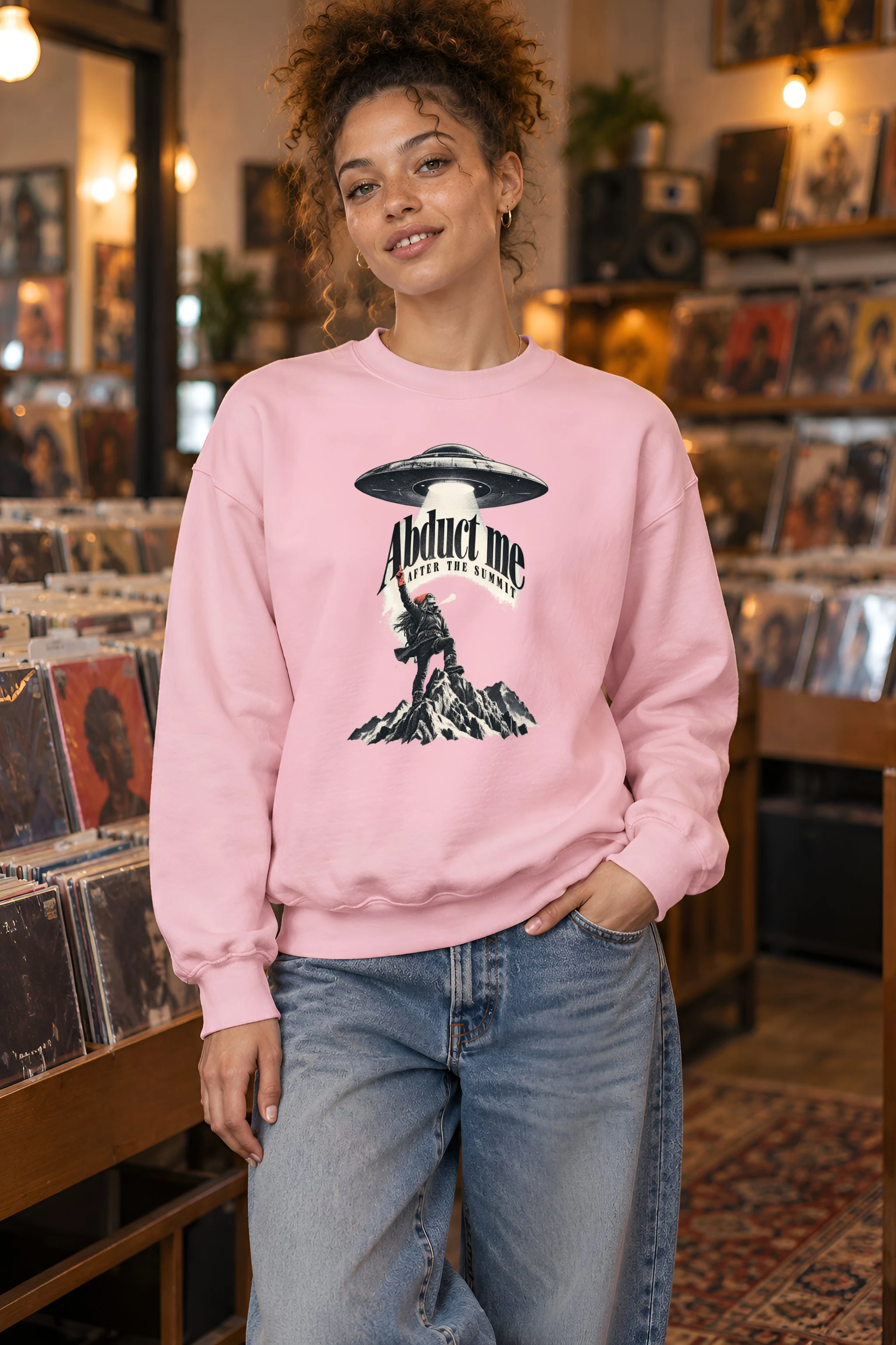 "Abduct Me" Unisex Crewneck Sweatshirt