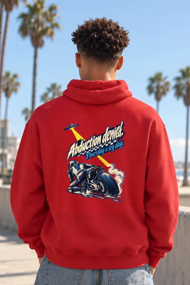 "Abduction Denied Leg Day" Unisex Pullover Hoodie