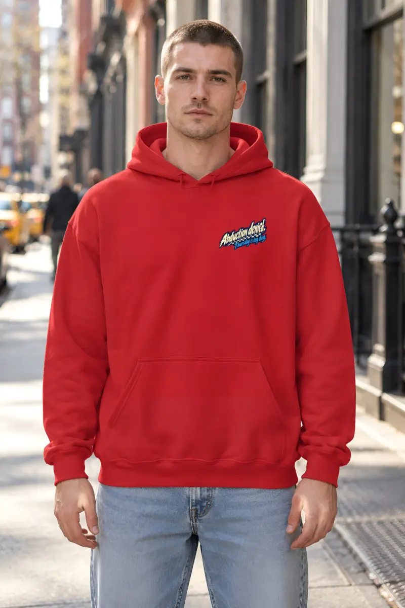"Abduction Denied Leg Day" Unisex Pullover Hoodie