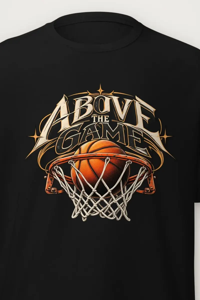 "Above The Game" Heavyweight Unisex Crewneck T-shirt