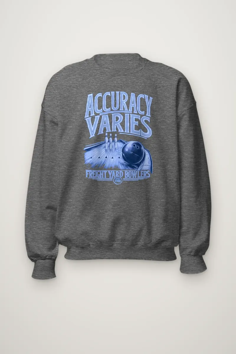 "Accuracy Varies" Heavy Blend Unisex Crewneck Sweatshirt