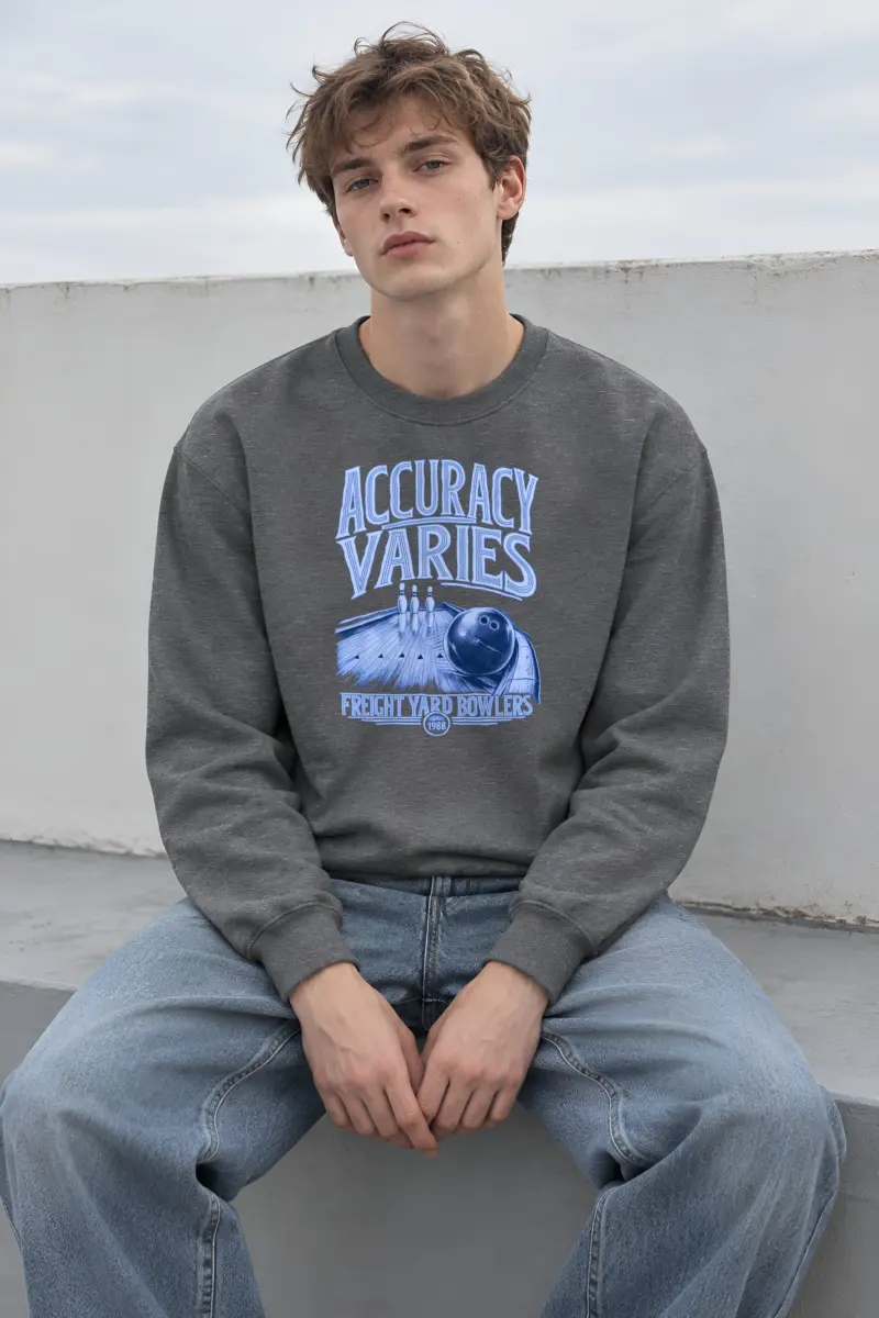 "Accuracy Varies" Heavy Blend Unisex Crewneck Sweatshirt