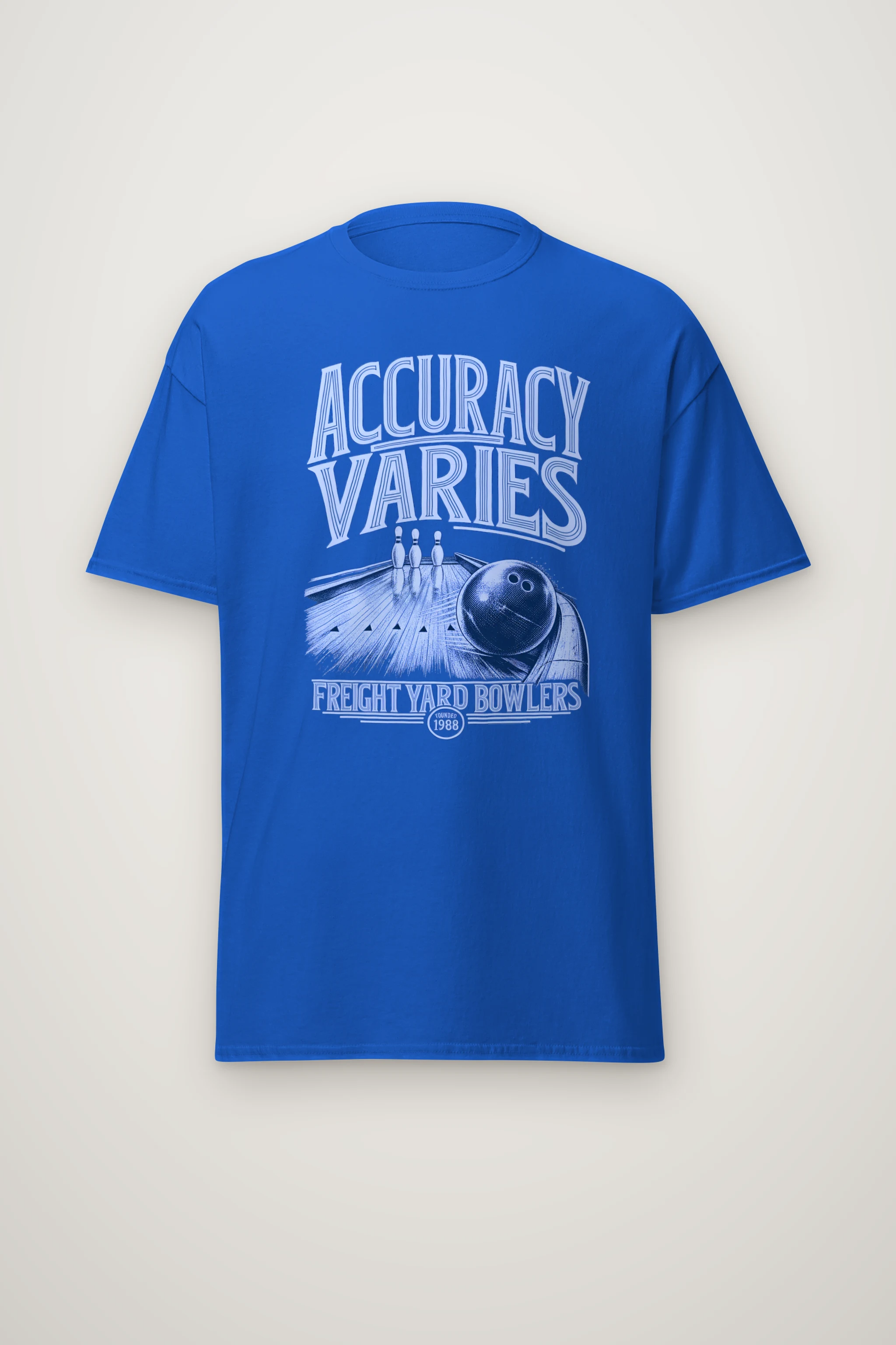 "Accuracy Varies" Heavyweight Unisex Crewneck T-shirt
