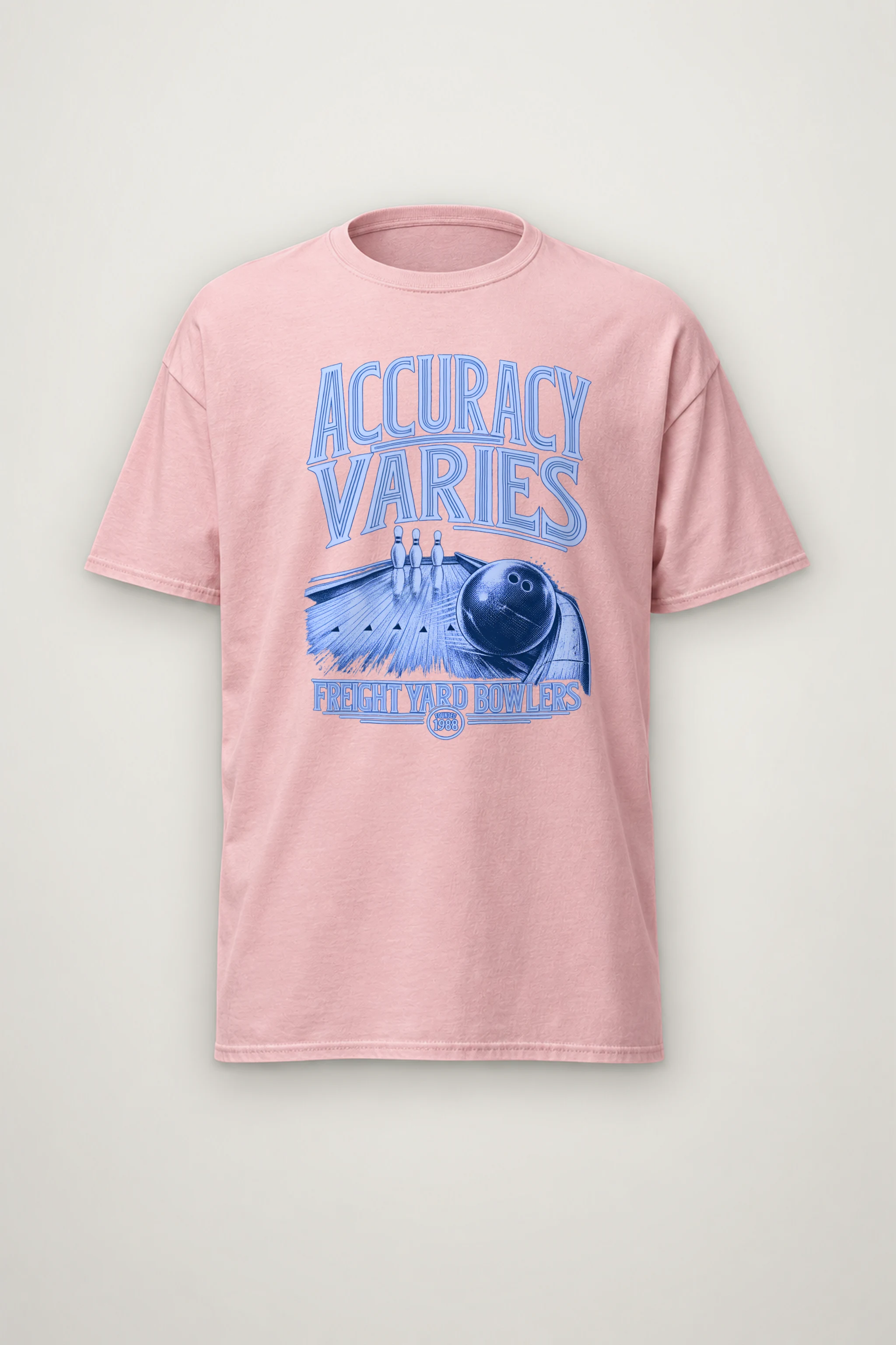 "Accuracy Varies" Heavyweight Unisex Crewneck T-shirt