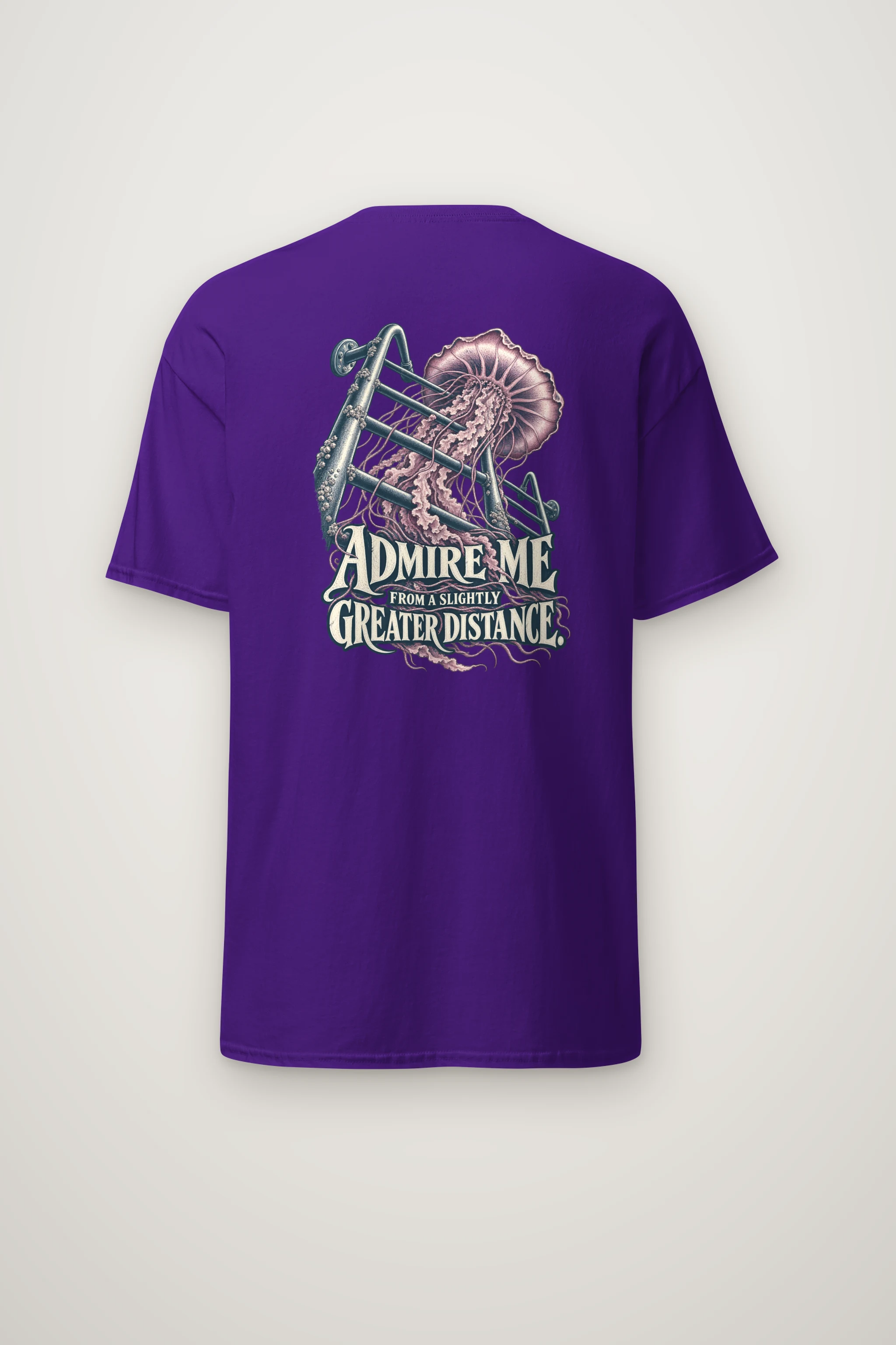 "Admire Me From a Distance" Heavyweight Unisex Crewneck T-shirt