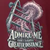 "Admire Me From a Distance" Heavyweight Unisex Crewneck T-shirt