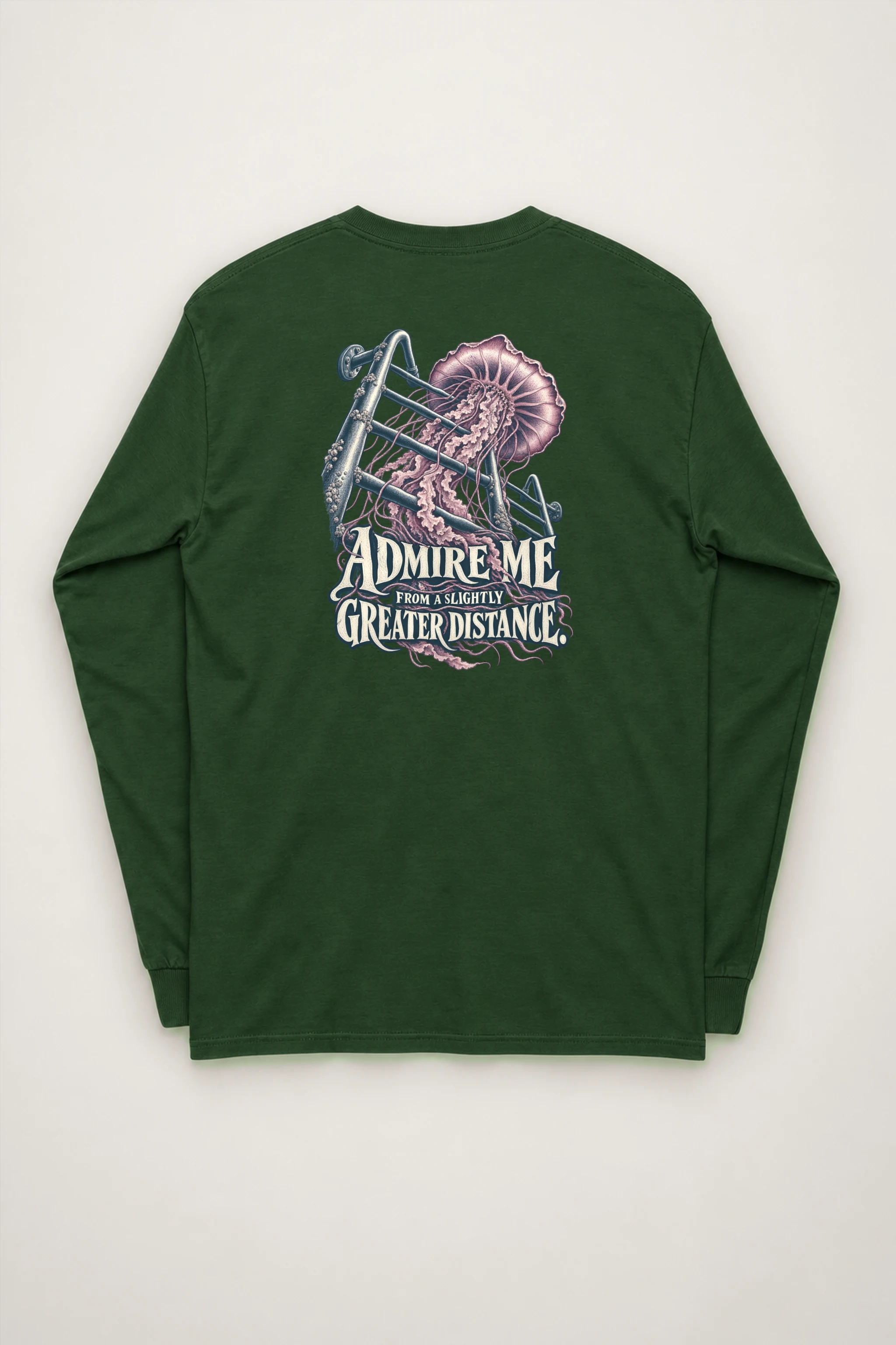 "Admire Me From a Slightly Greater Distance" Unisex Longsleeve T-shirt