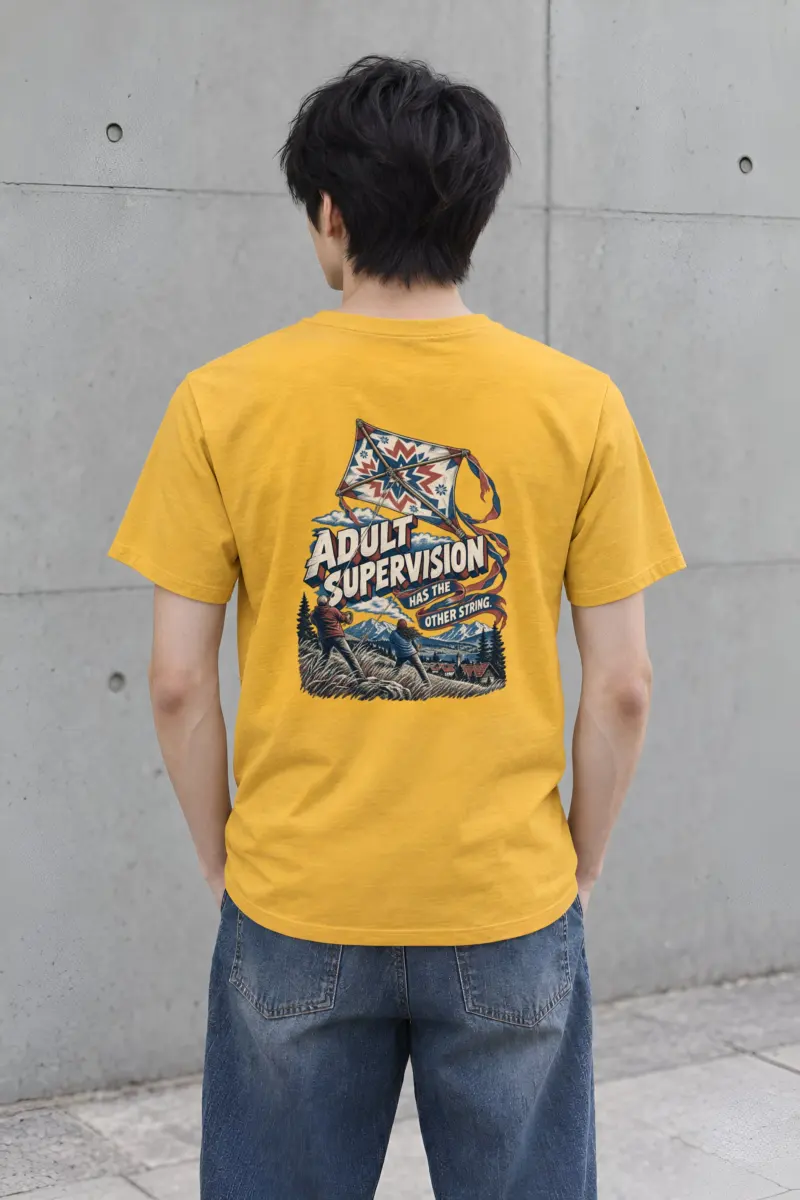“Adult Supervision Has The Other String” Heavyweight Unisex Crewneck T-shirt