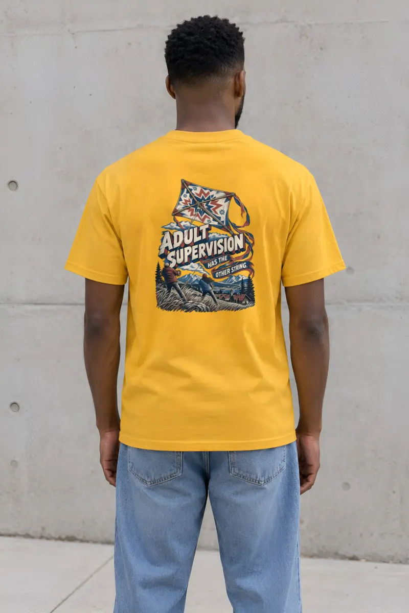 "Adult Supervision Has The Other String" Heavyweight Unisex Crewneck T-shirt