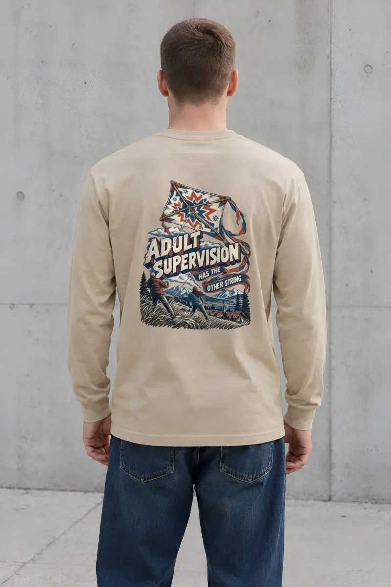 "Adult Supervision Has the Other String" Unisex Longsleeve T-shirt